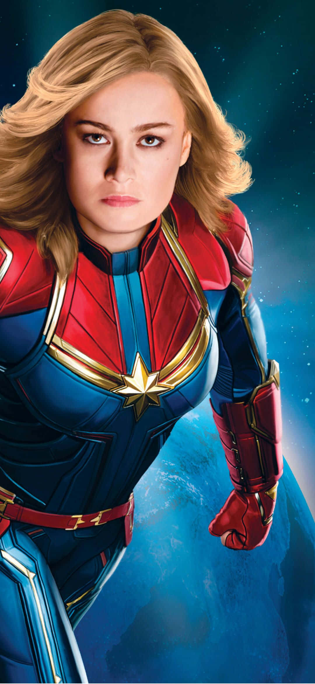 Bilde «Captain Marvel Slipper Løs Sin Kosmiske Kraft» Bakgrunner