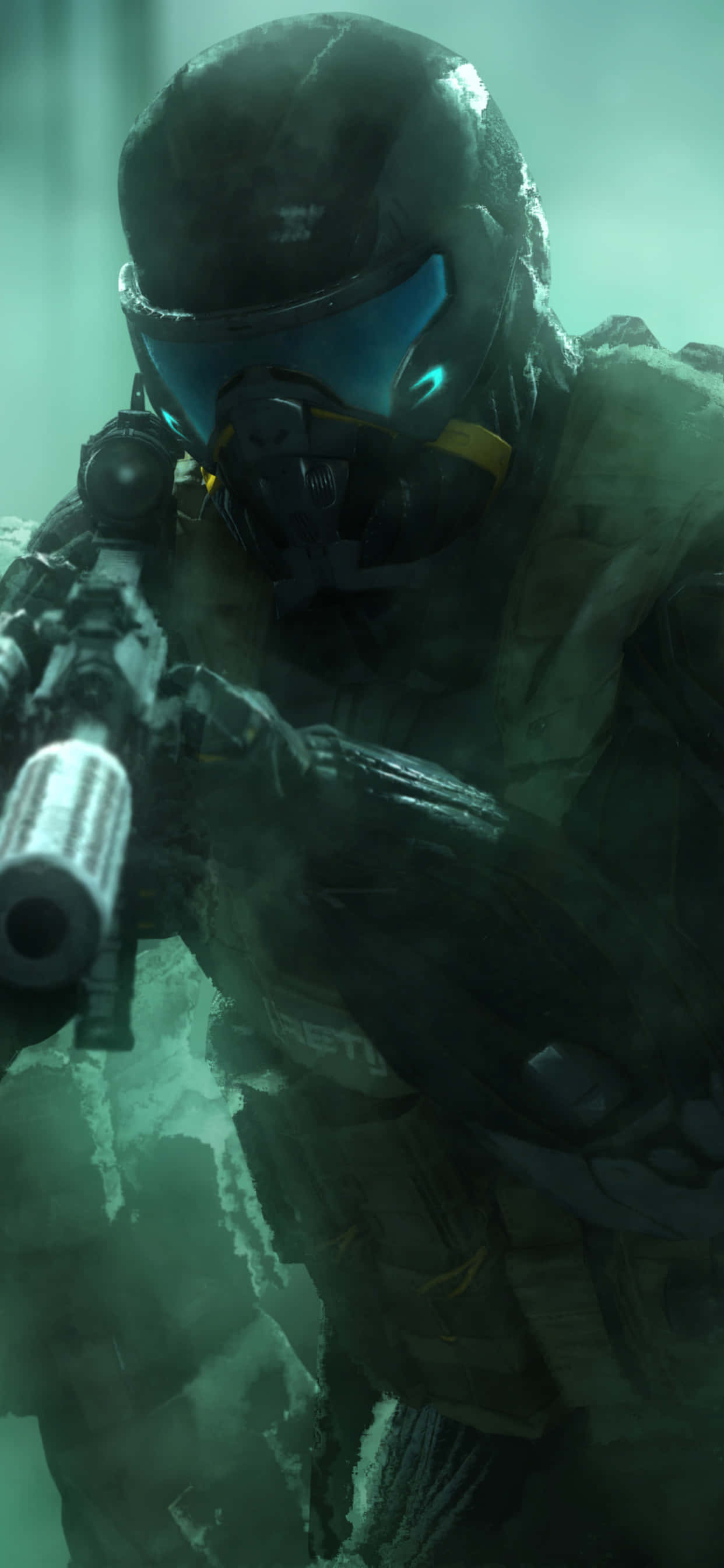 Bilde Vis din styrke på slagmarken med iPhone Xs Max Crysis Warhead Bakgrunner
