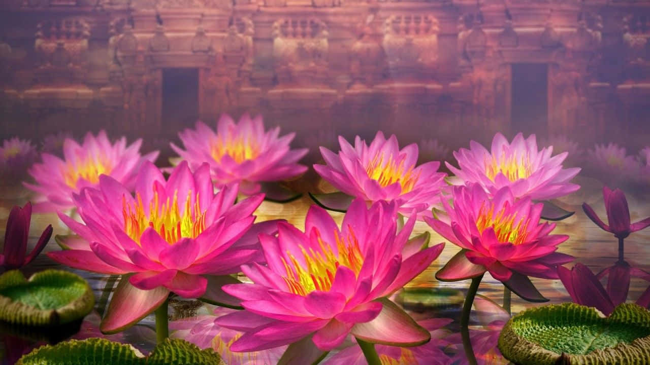 Bilder av lotusblomster Bakgrunner