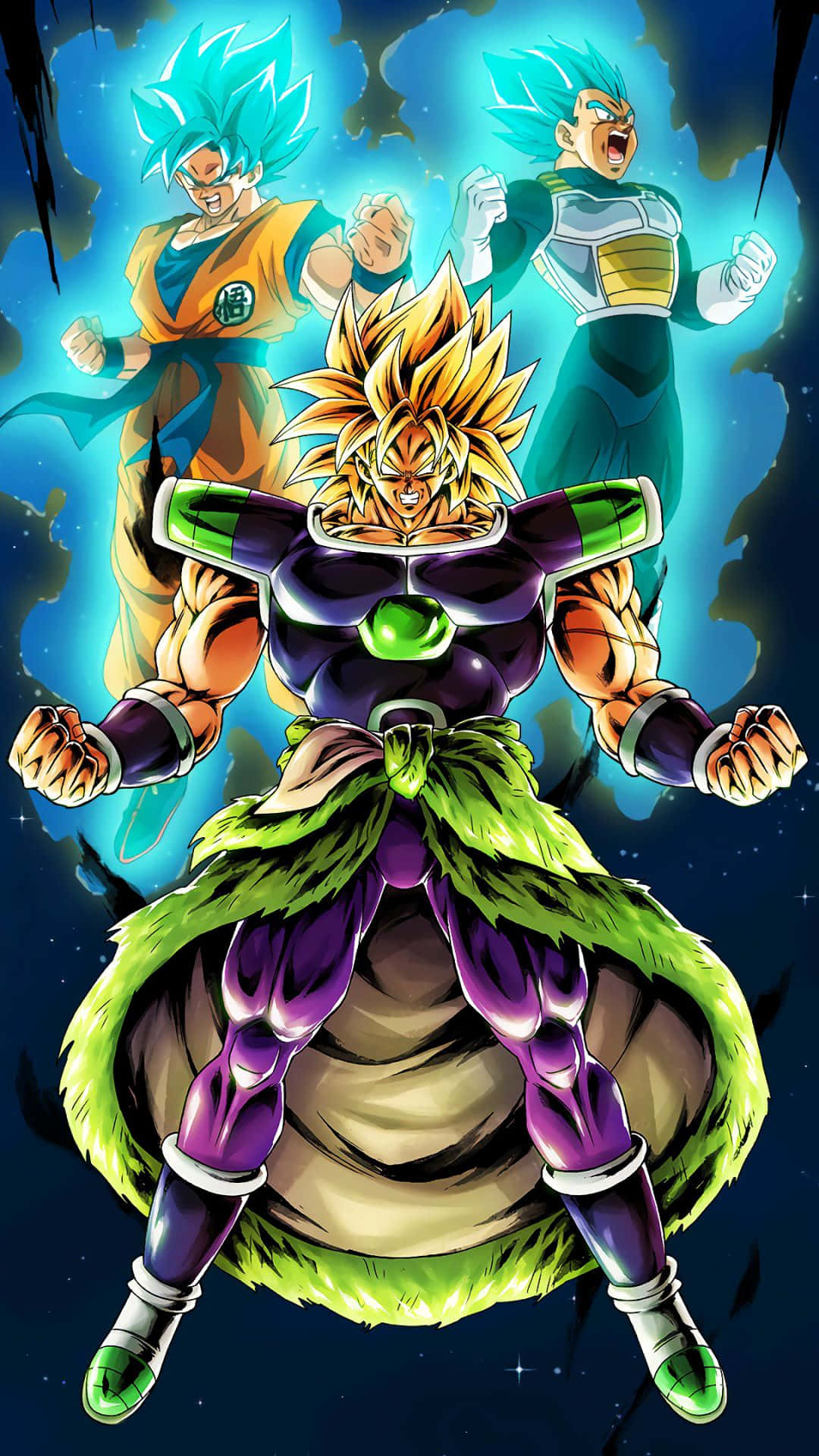Bildetekst: Den sanne kraften utløst – Broly i Dragon Ball Super Bakgrunner