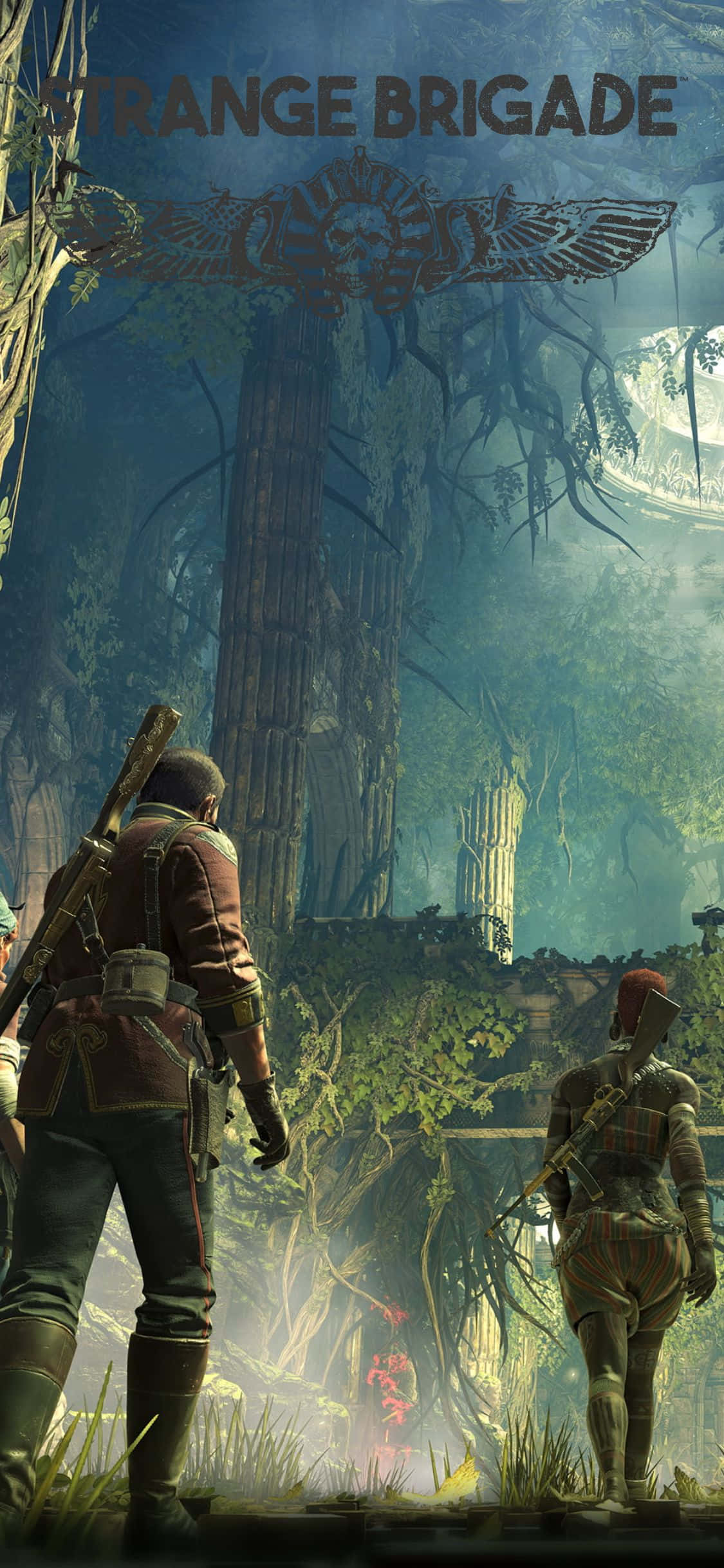 Bildetekst: Eksepsjonell Strange Brigade-spillbakgrunn for iPhone X Bakgrunner