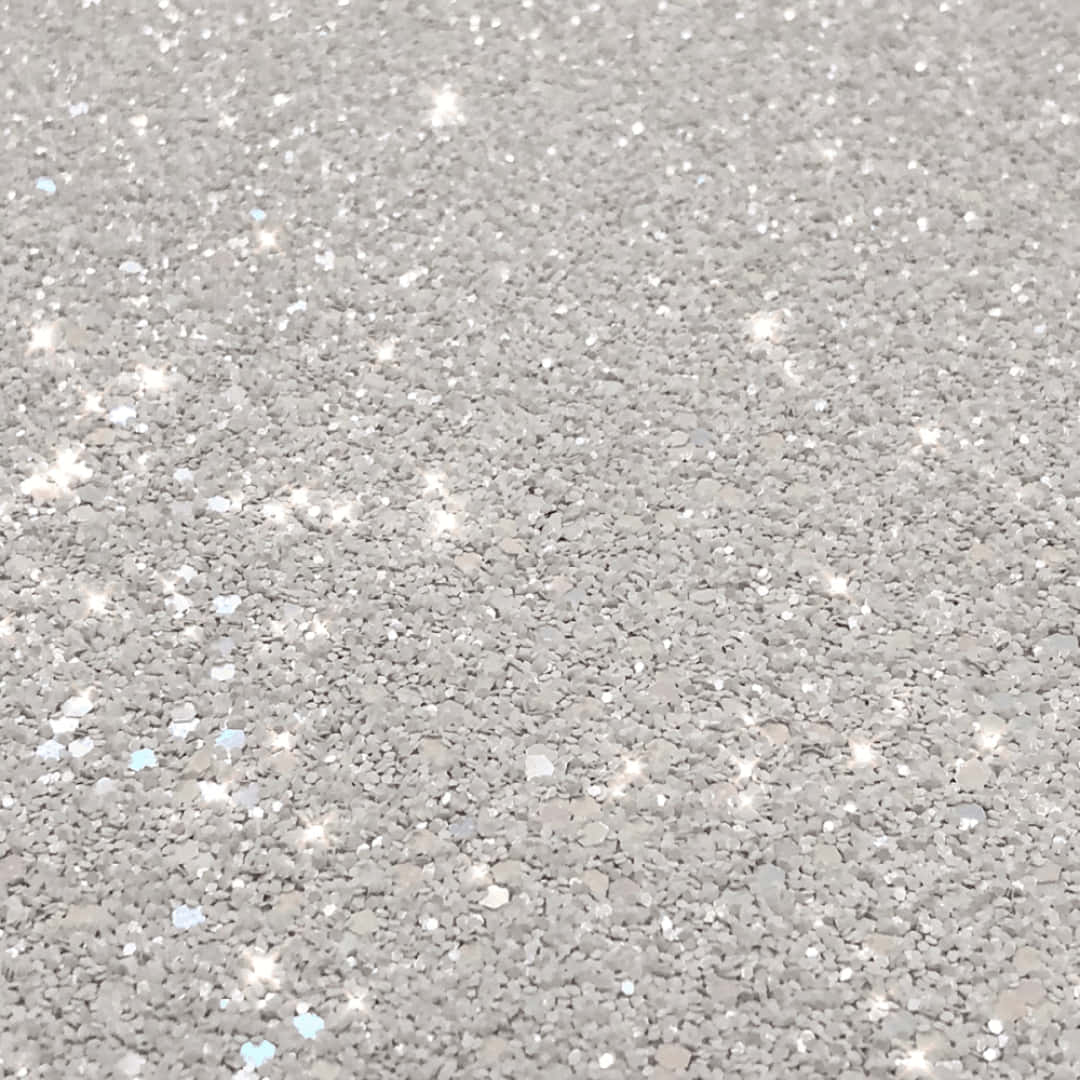 Bildetekst: Elegant Hvit Glitter Bakgrunn Bakgrunner