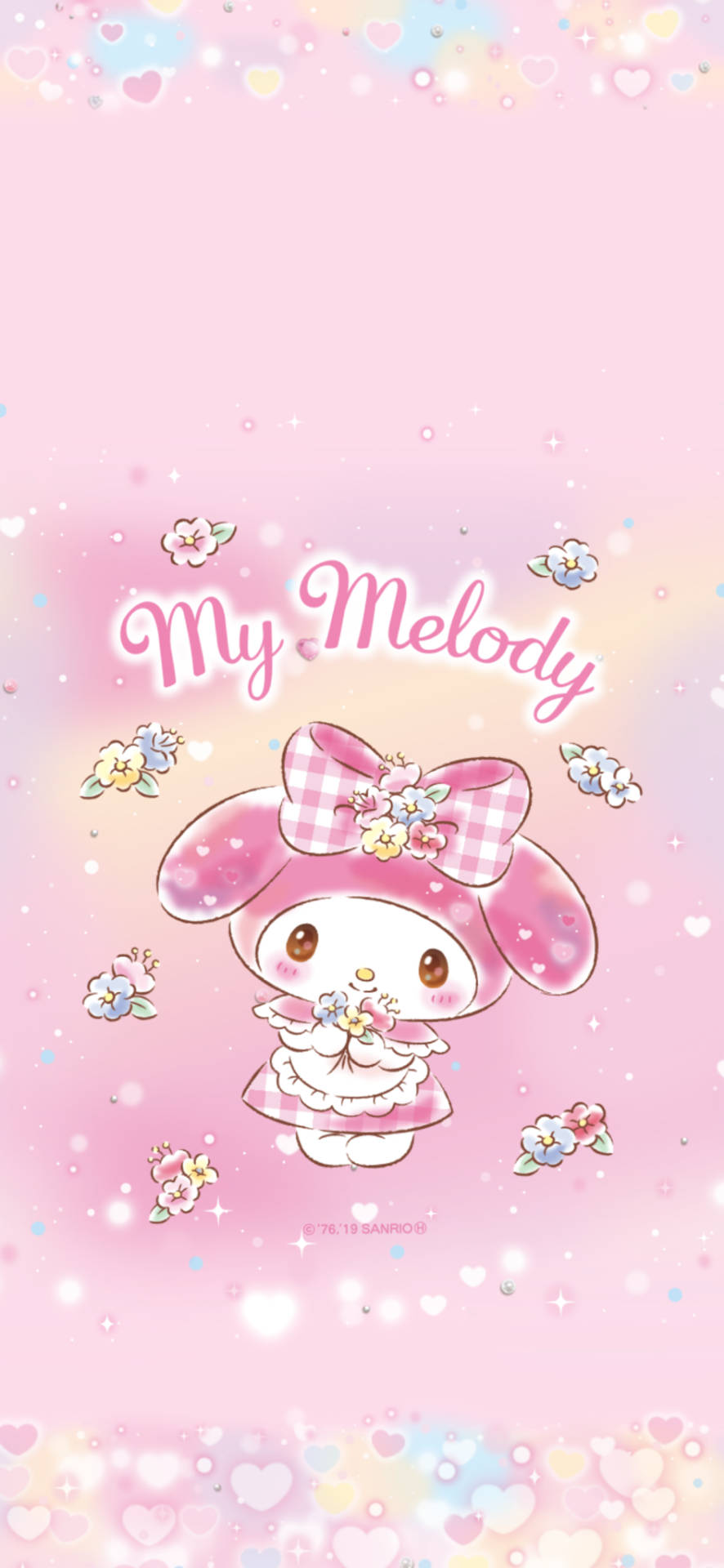 Bildetekst: Kjære rosa My Melody bakgrunn Bakgrunner