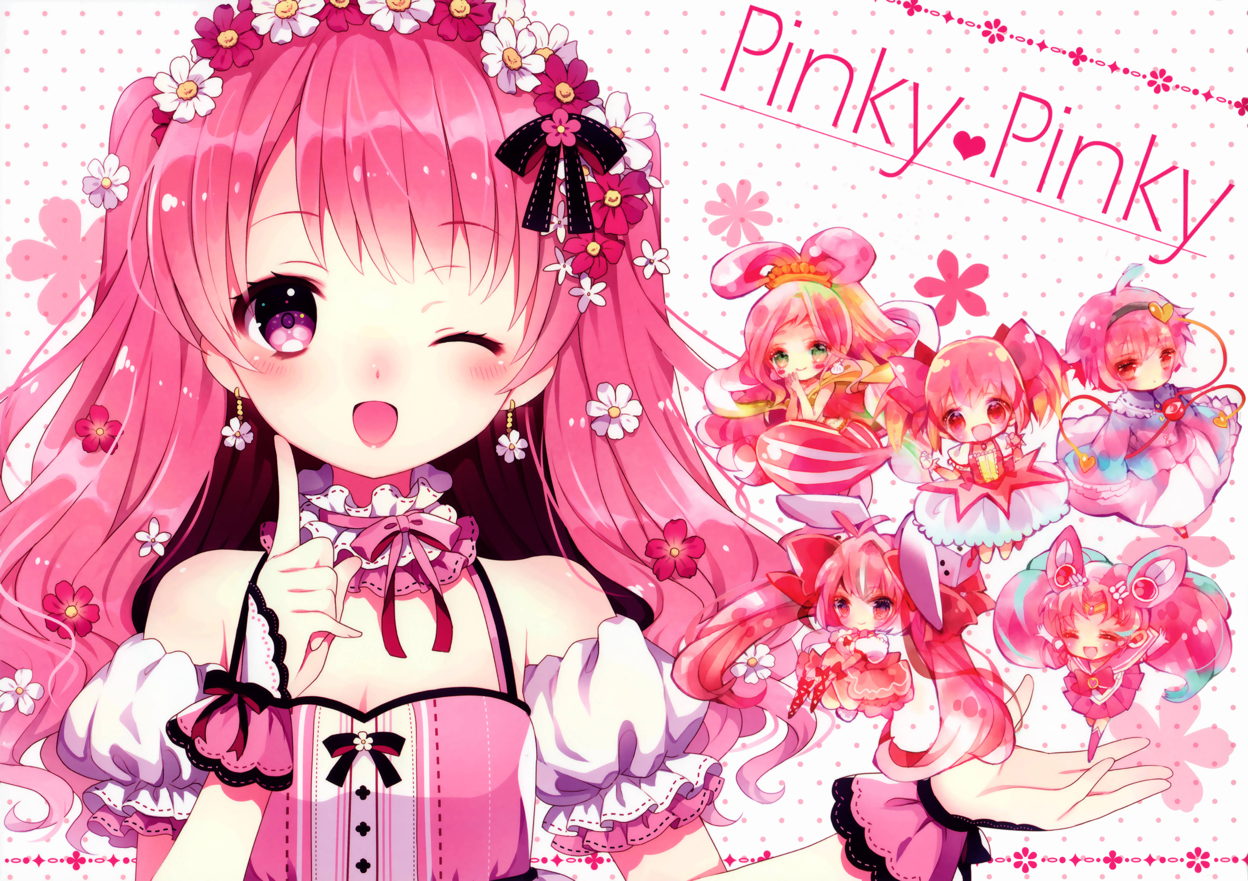 Bildetekst: «Legemliggjørelsen av Kawaii-kultur – den rosa anime-estetikken til Hikaru Usada.» Bakgrunner