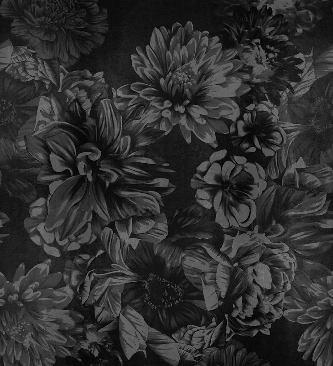 Bildetekst: Mørk Floral Eleganse Bakgrunner