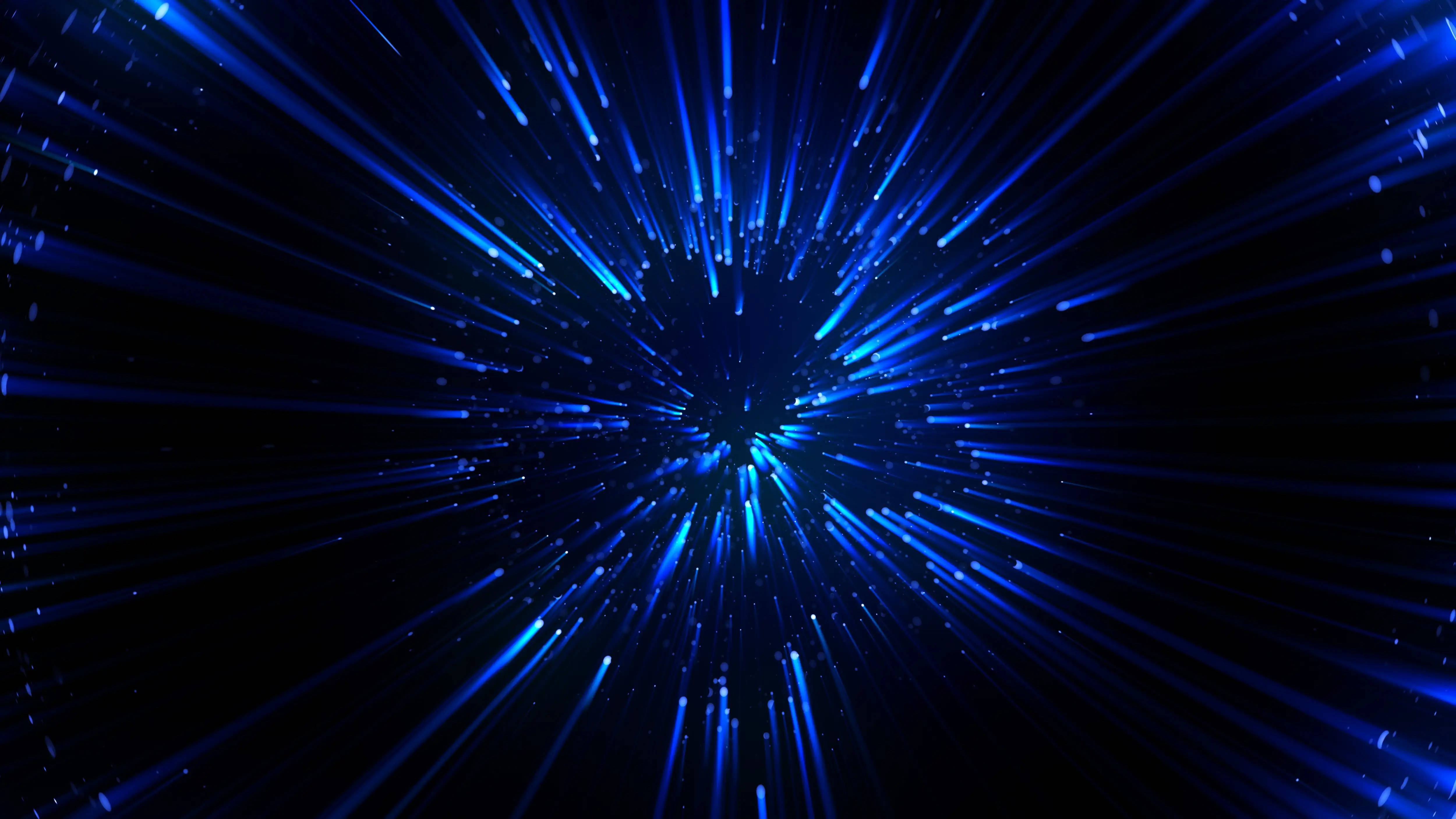 Blå 4K Warp-bakgrunn Bakgrunner