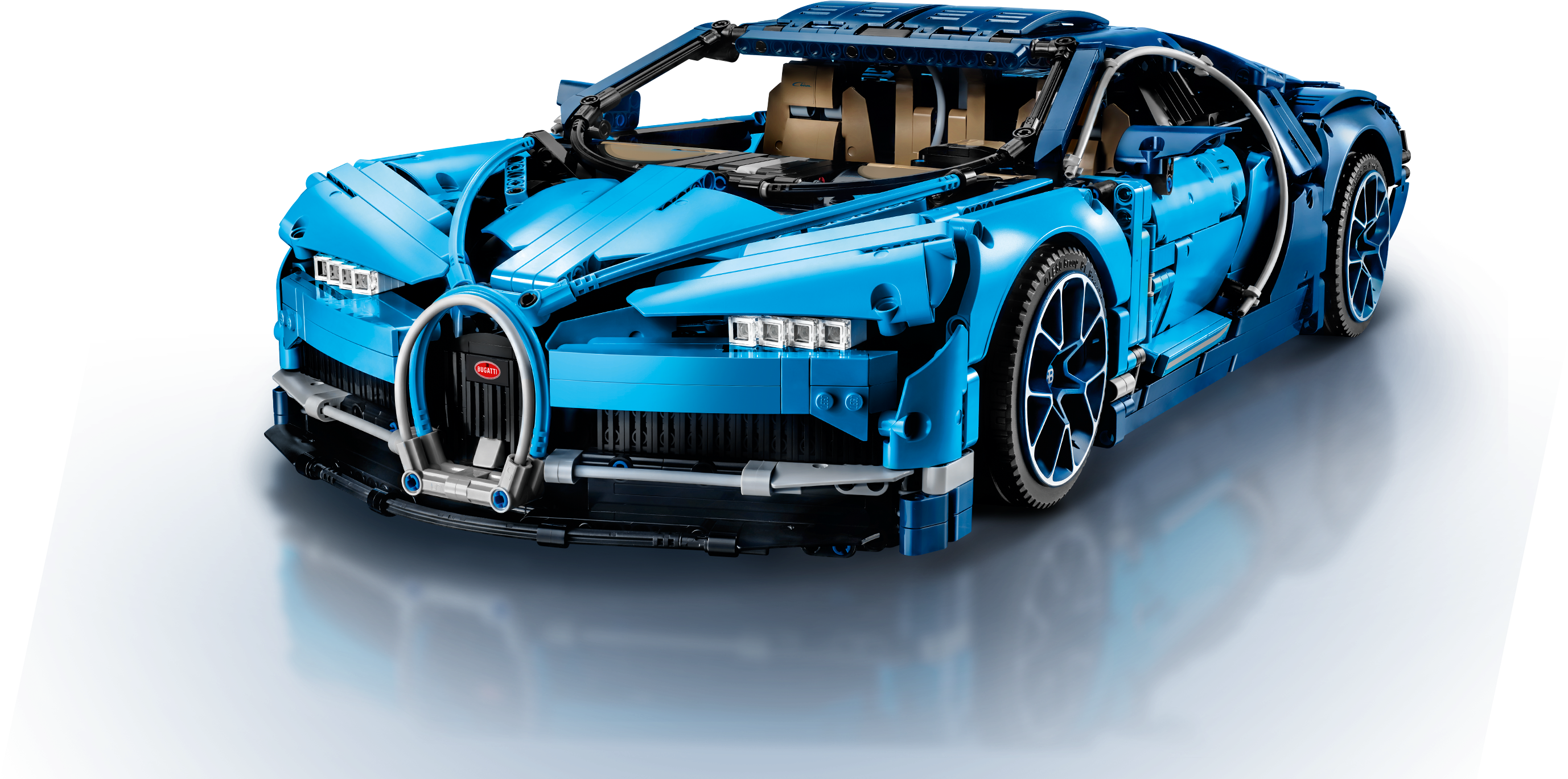Blå Bugatti Lego-modell Bakgrunner