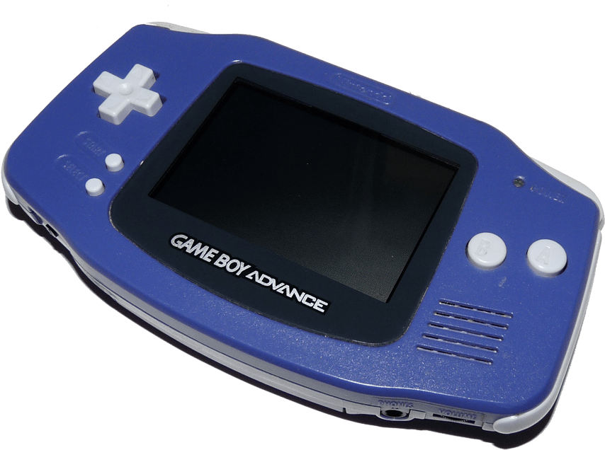 Blå Game Boy Advance Bakgrunner