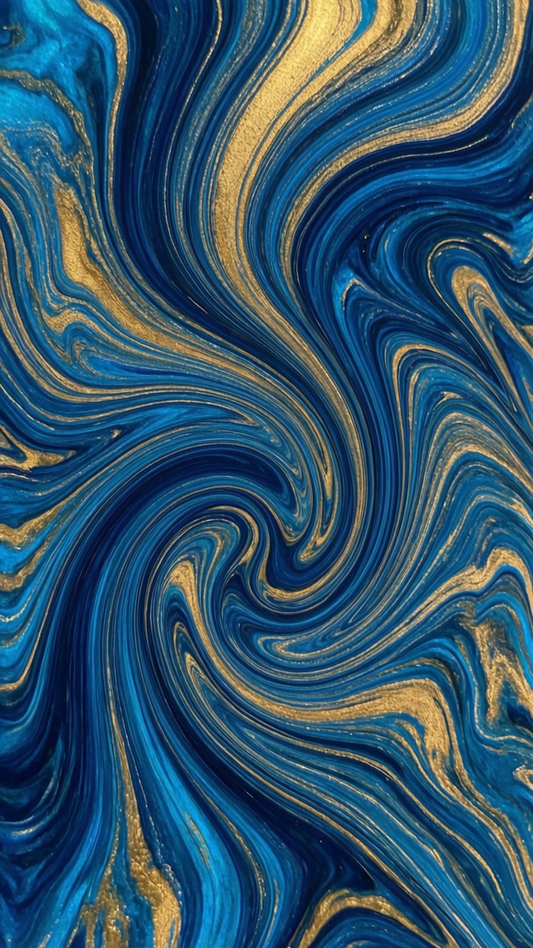 Blå gull fluidkunst Bakgrunner