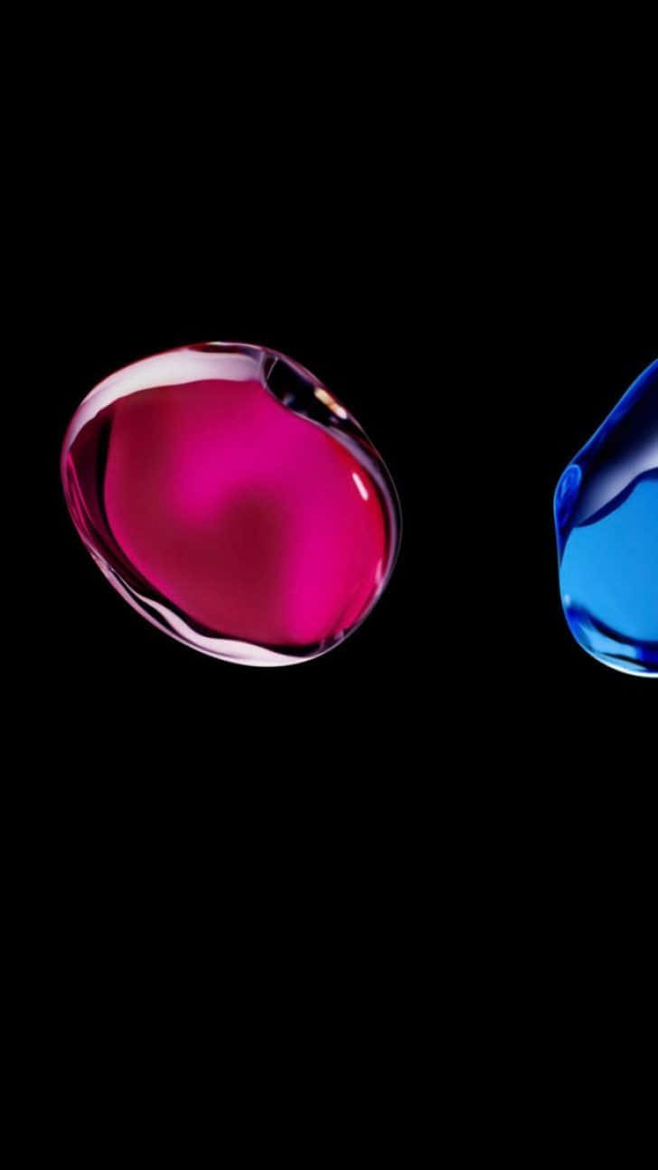 Blå Og Magenta Edelsten iPhone 7 Plus Live Bakgrunner