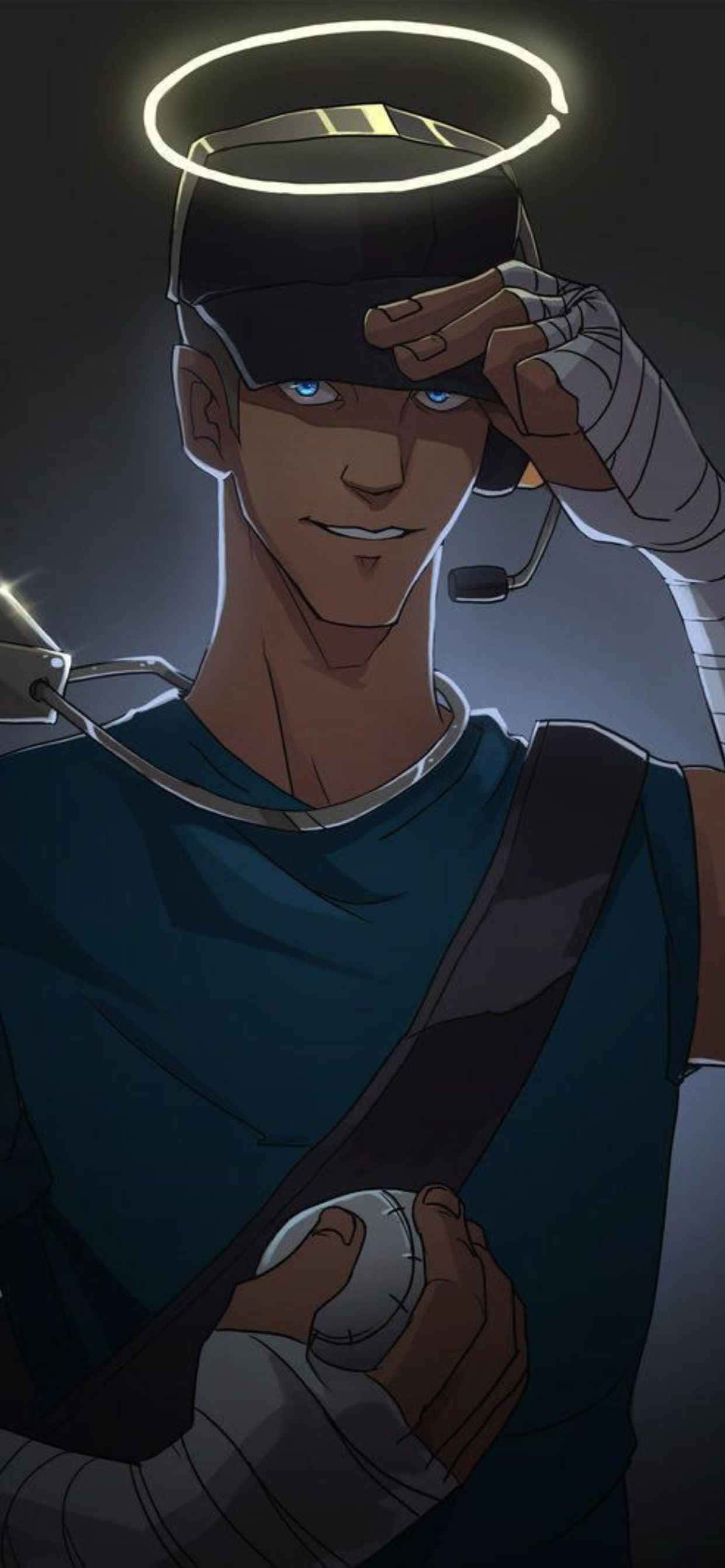 Blå Scout iPhone Xs Max Team Fortress 2 Bakgrunn Bakgrunner