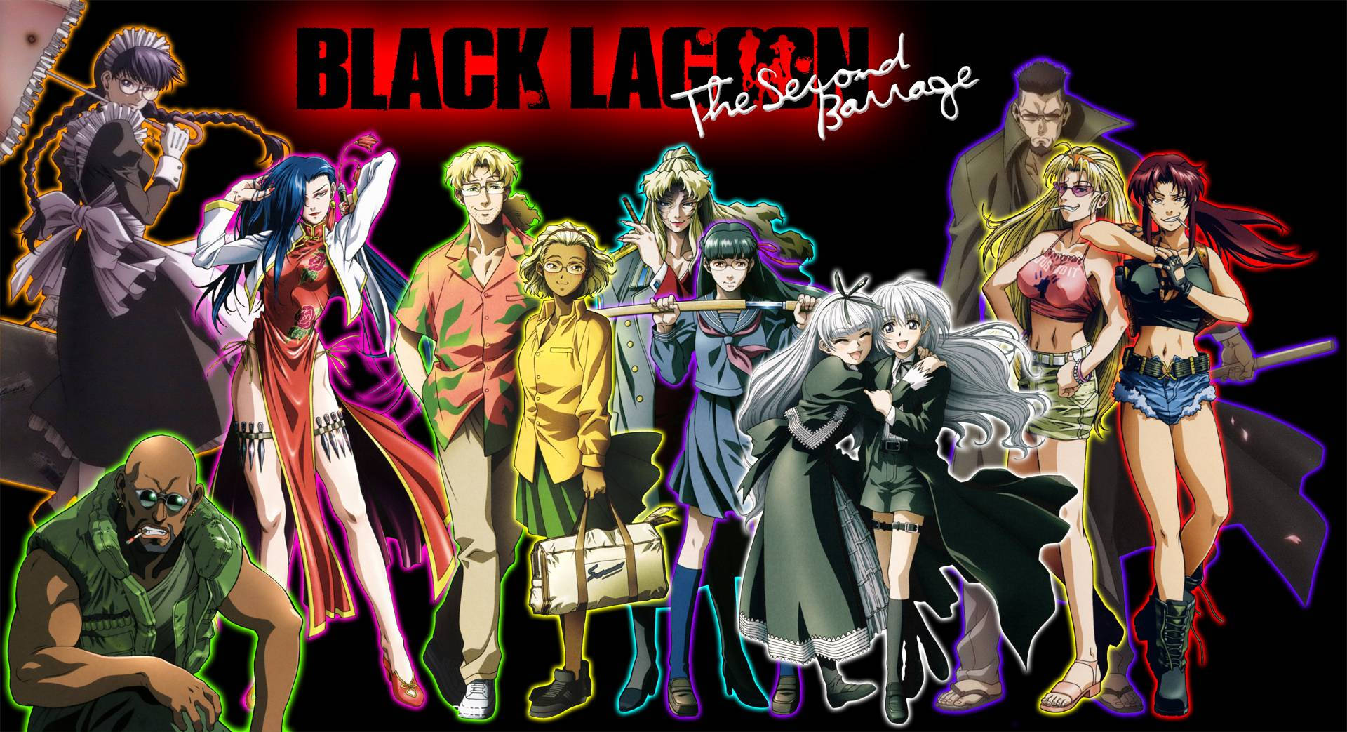 Black Lagoon Second Barrage Plakat Bakgrunner
