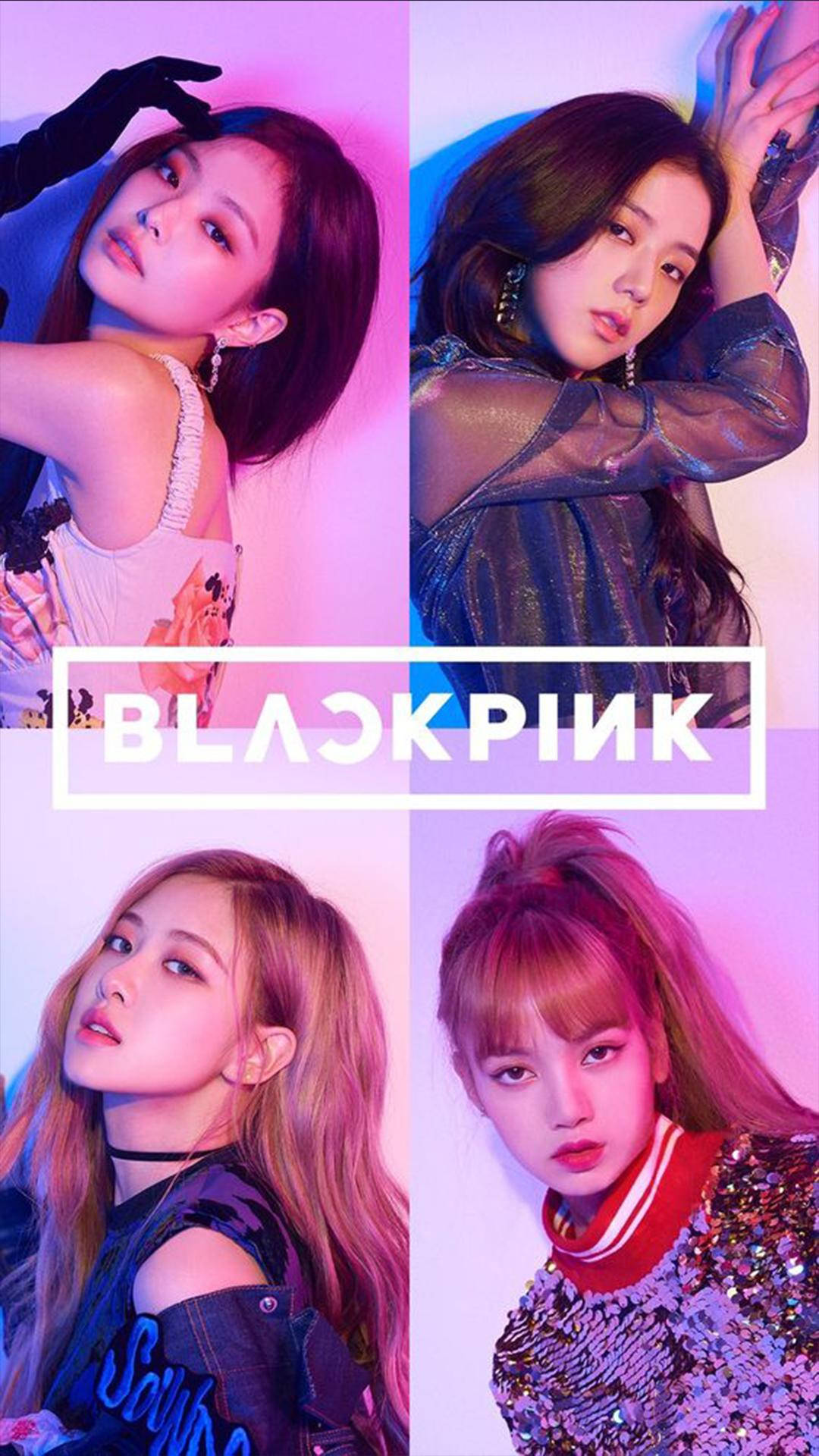 Blackpink Collage Kunst Bakgrunner