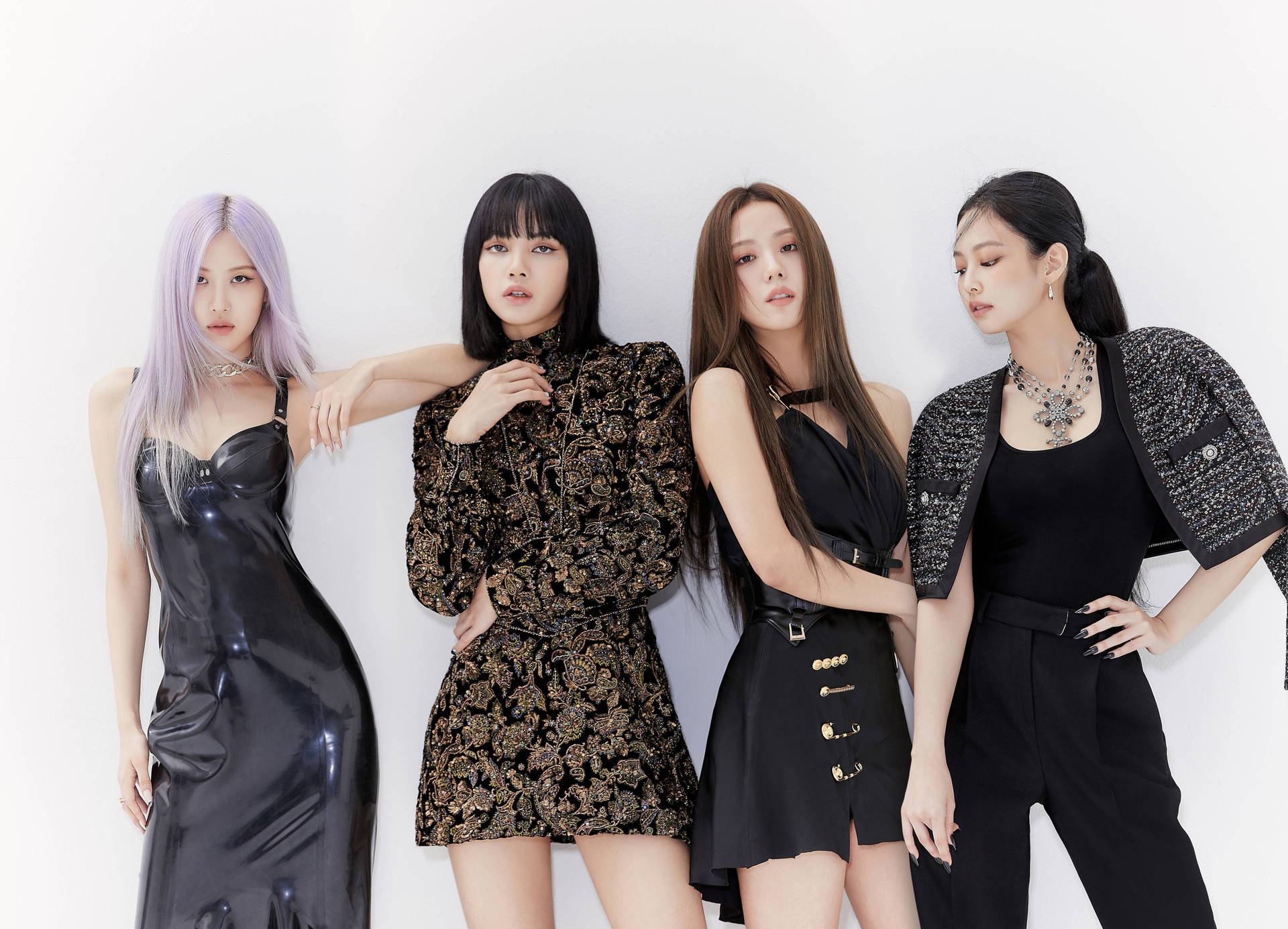 Blackpink Kvinnelige Koreanske Stjerner bakgrunn