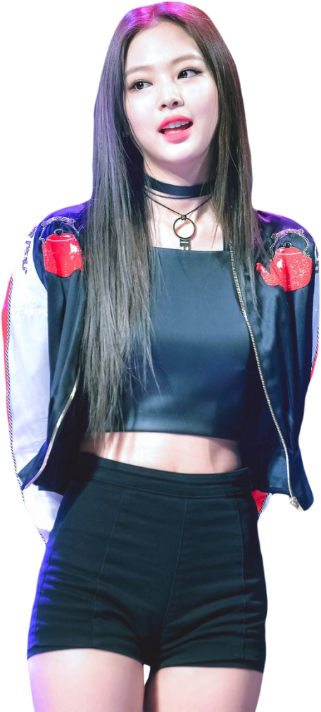 Blackpink-medlem i sceneantrekk Bakgrunner