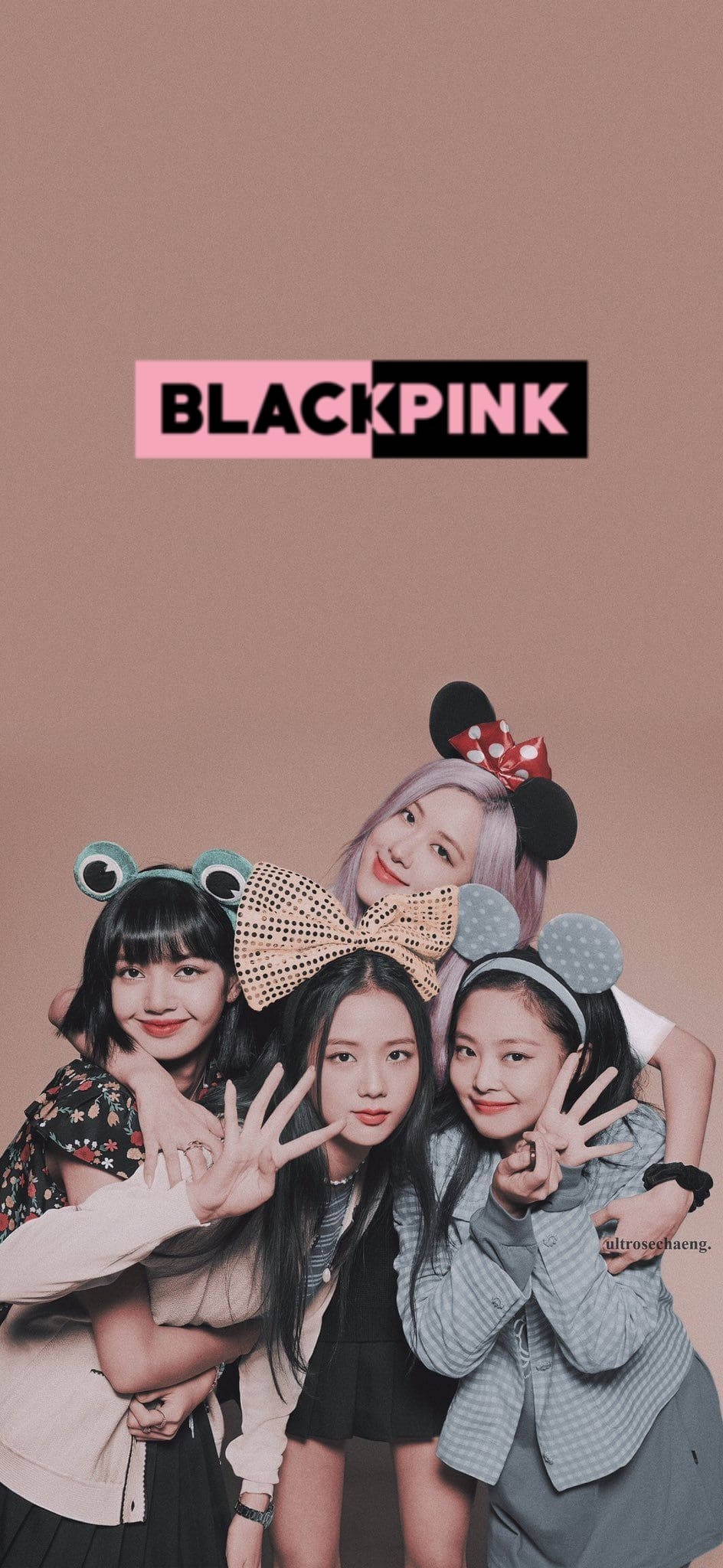 Blackpink Søt Hodeplagg Bakgrunner