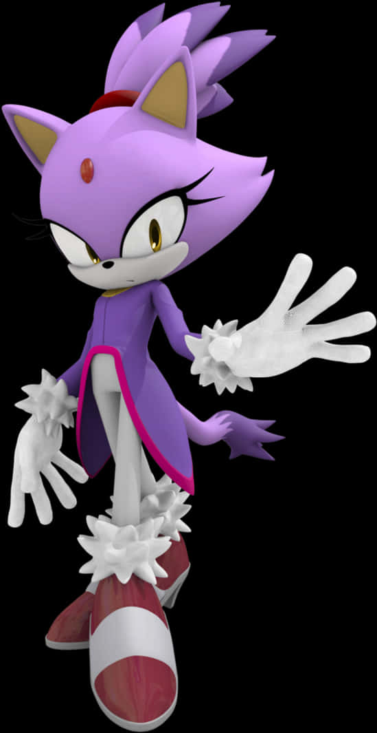 Blazethe Cat Sonic-karakter Bakgrunner