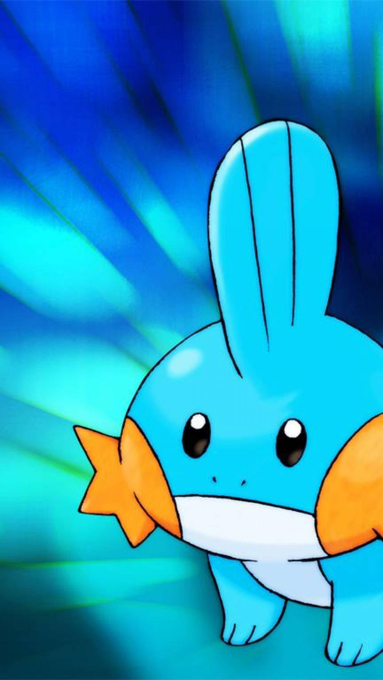 Blendende Mudkip-portrett Bakgrunner