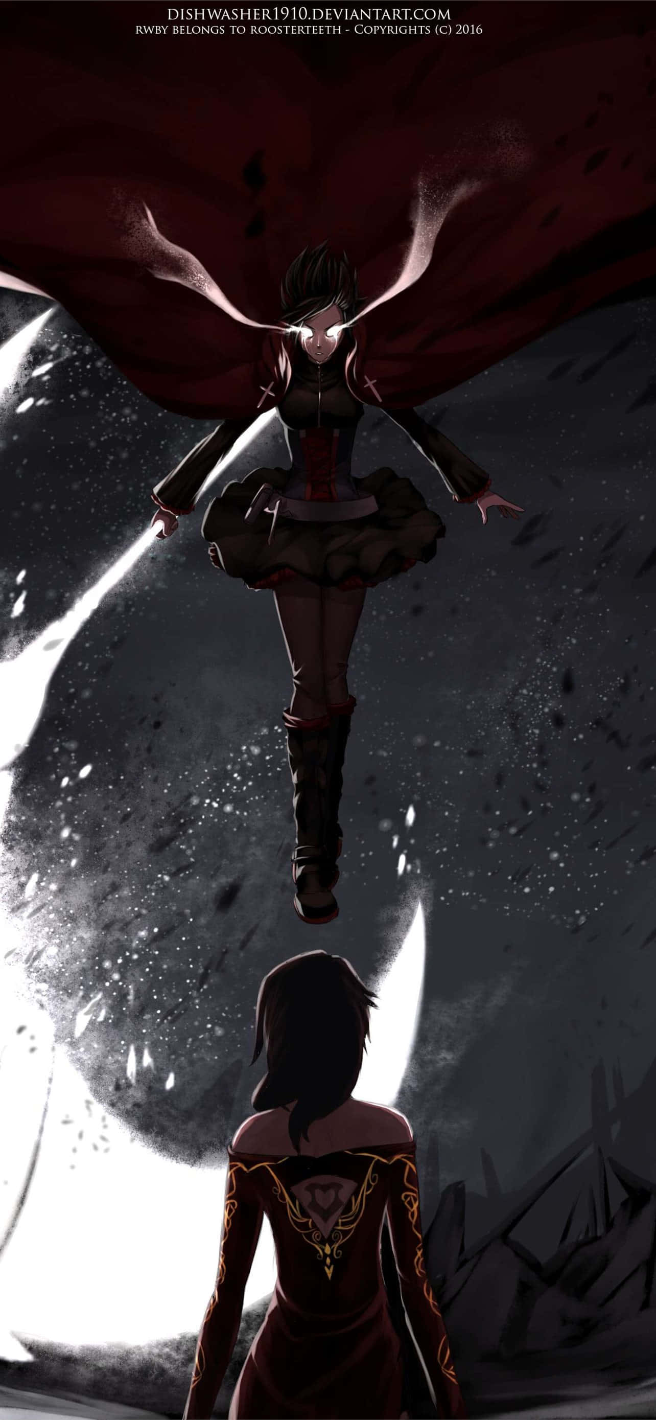 Bli med heltinnene våre på deres spennende, superheltaktige eventyr i nettanimeserien RWBY Bakgrunner