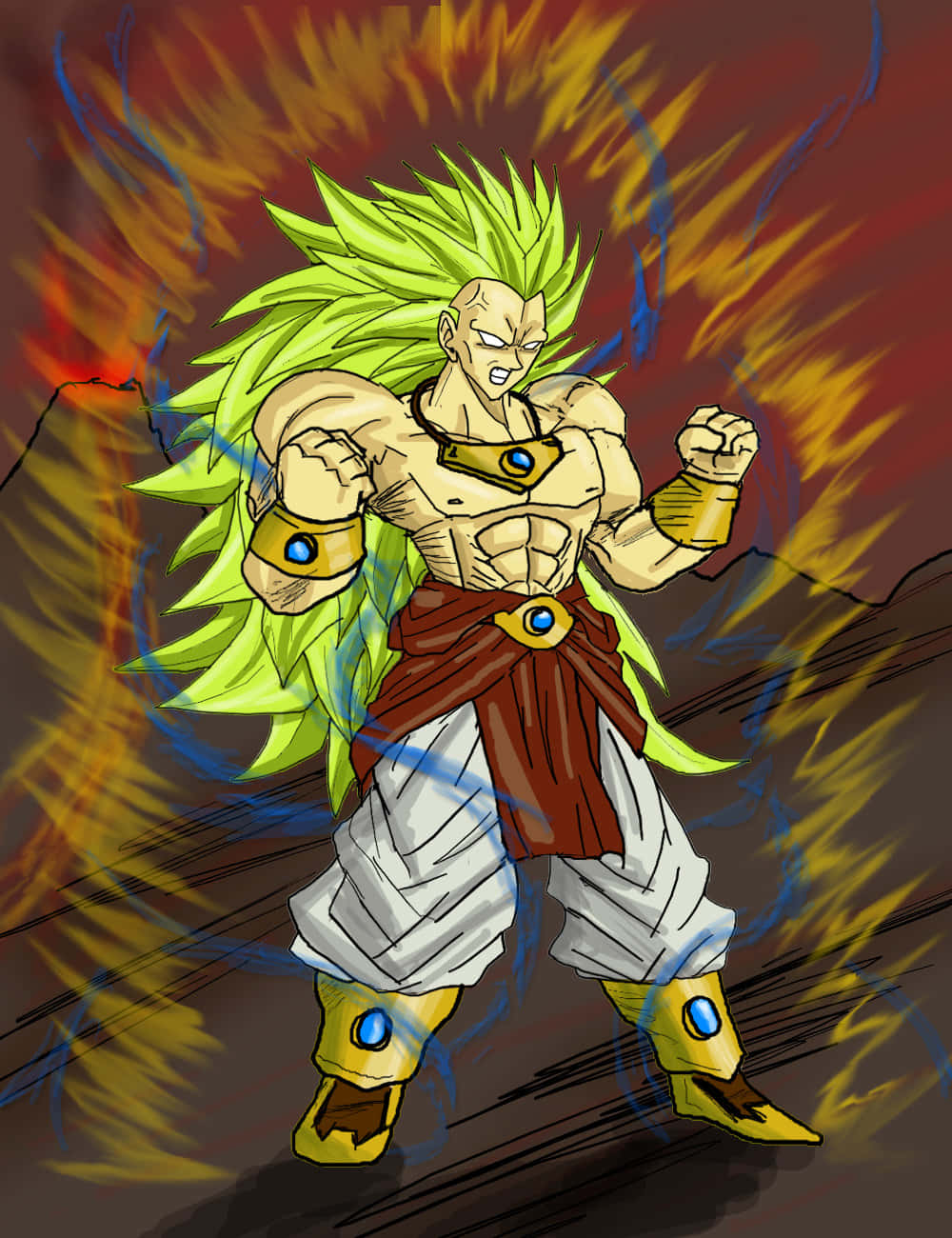 Bli med i den episke kampen mellom Goku og Broly i Dragon Ball Super! Bakgrunner