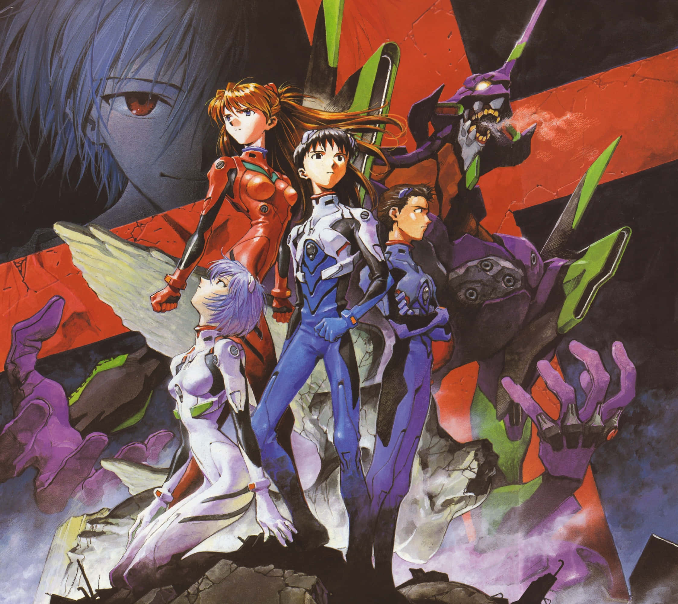 Bli med i kampen i Neon Genesis Evangelion! Bakgrunner