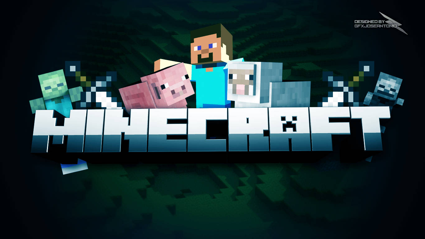 Bli med på overlevelseseventyret med Steve i Minecraft Bakgrunner