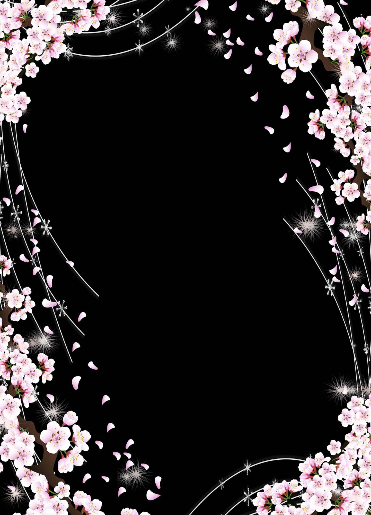 Blomster_ Gnistrende_ Kant_ Design Bakgrunner