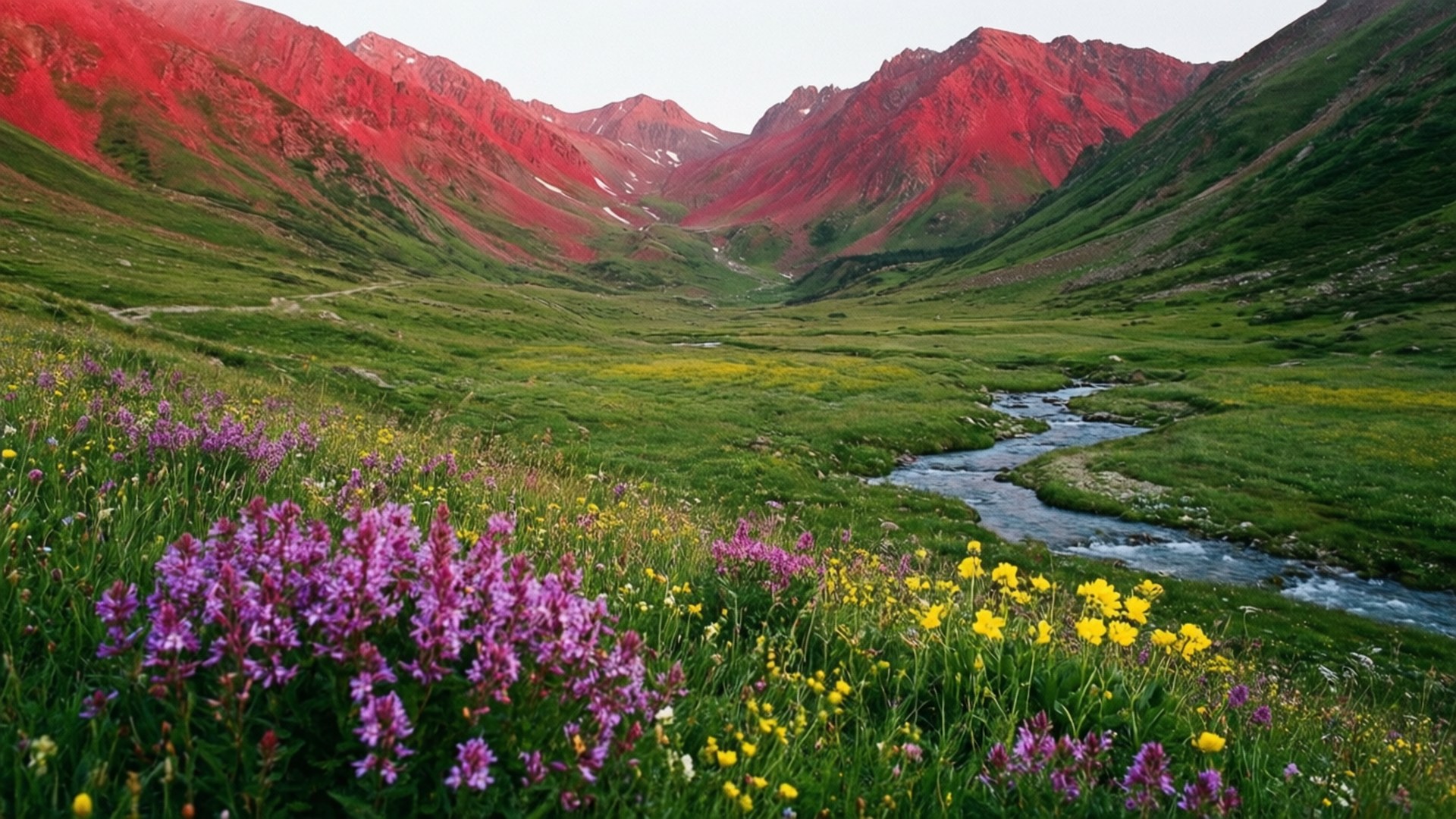 Blomsterdalen Bakgrunner