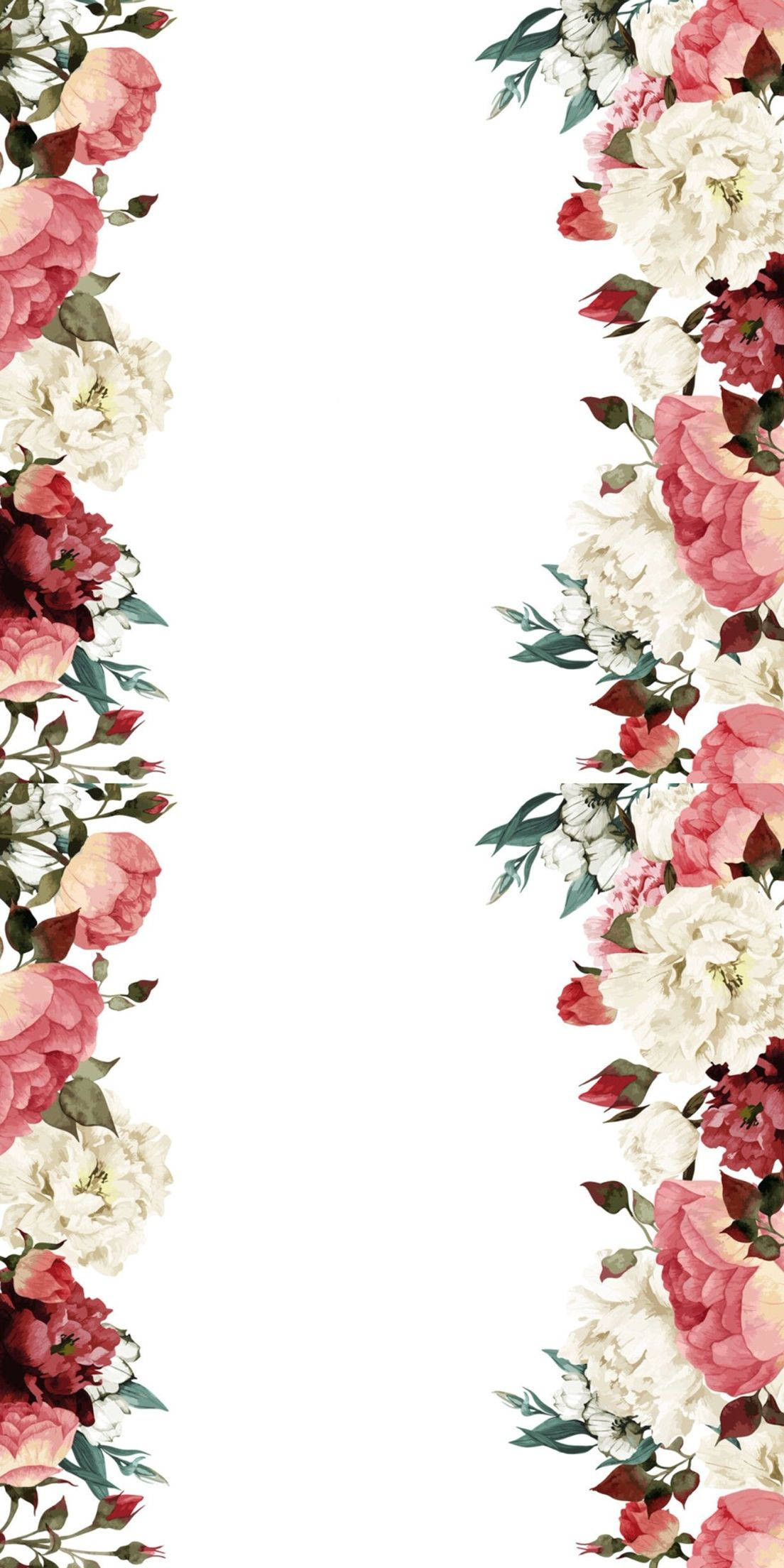 Blomsterkant iPhone Bakgrunner