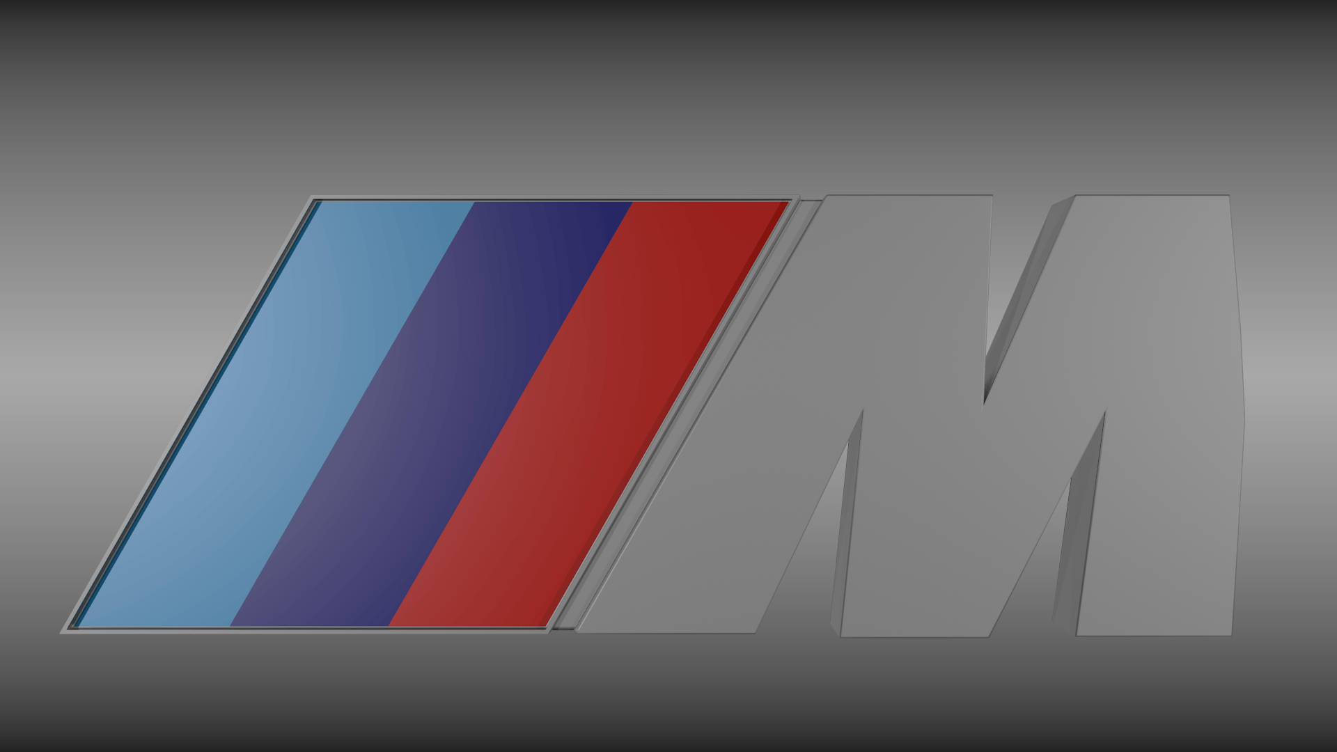 BMW M-logo i grått Bakgrunner