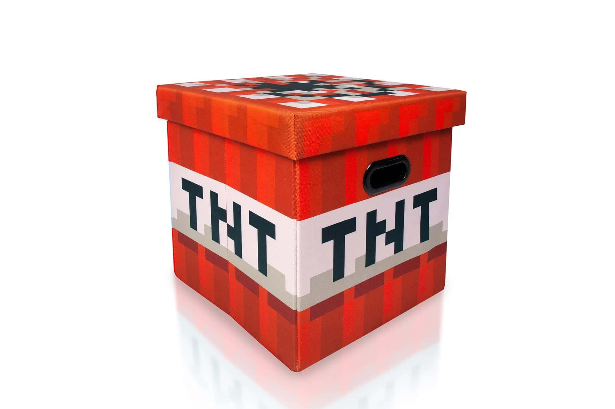 Boks med Minecraft TNT Bakgrunner