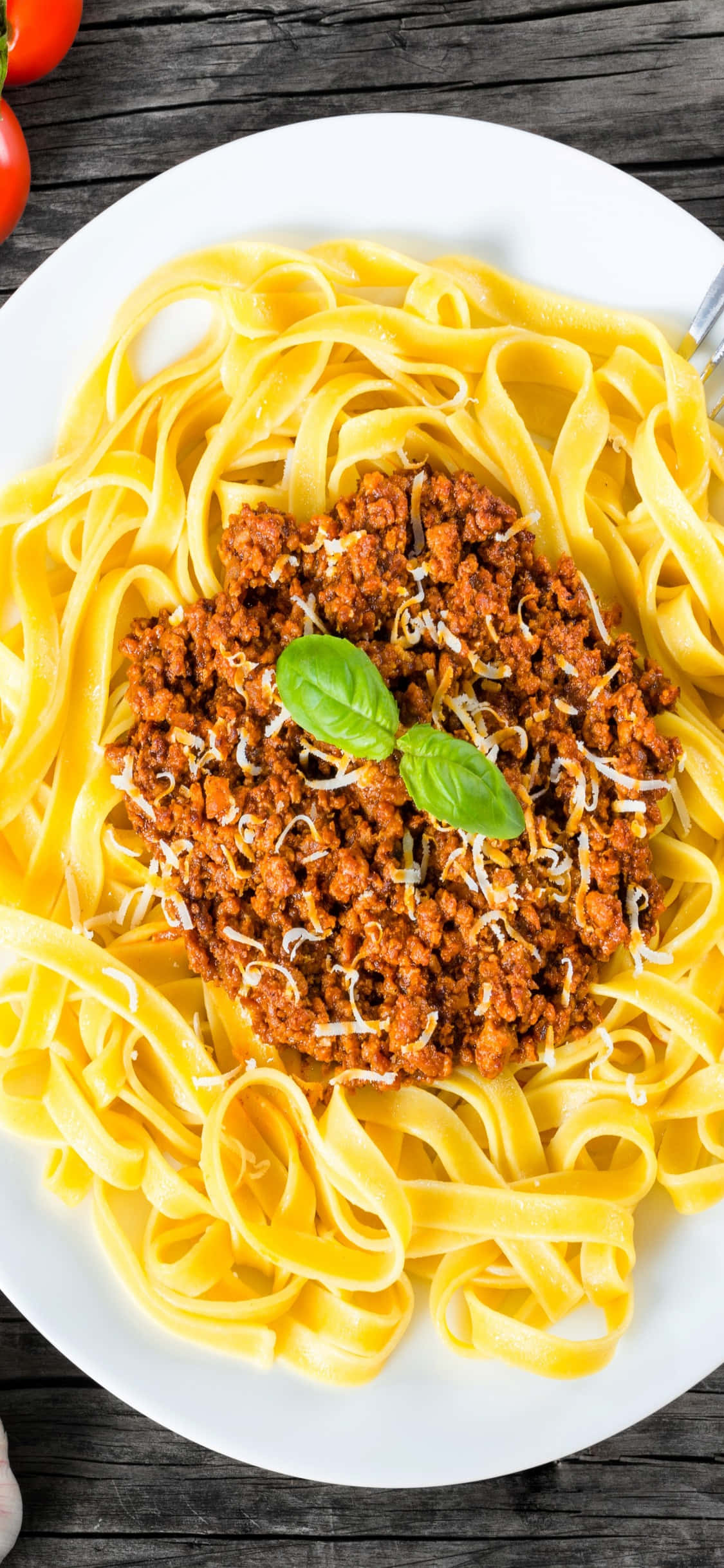 Bologneserett iPhone X Pasta Bakgrunn Bakgrunner