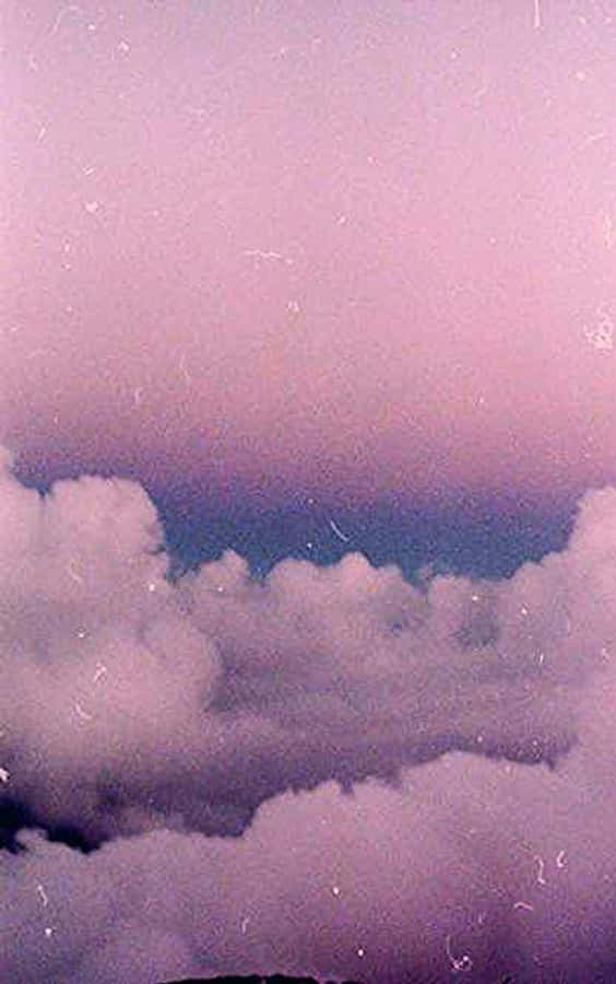 Bomulls Sky Lavendel Pastell Lilla Estetisk Bakgrunn Bakgrunner