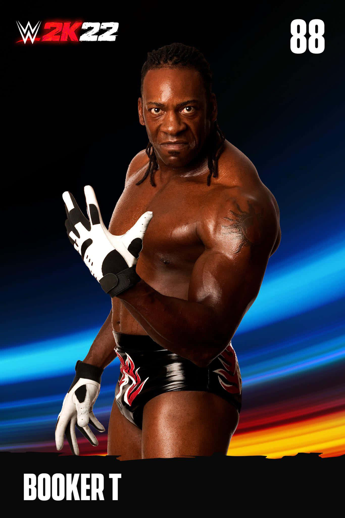 Booker T I WWE 2022 Plakat Bakgrunner