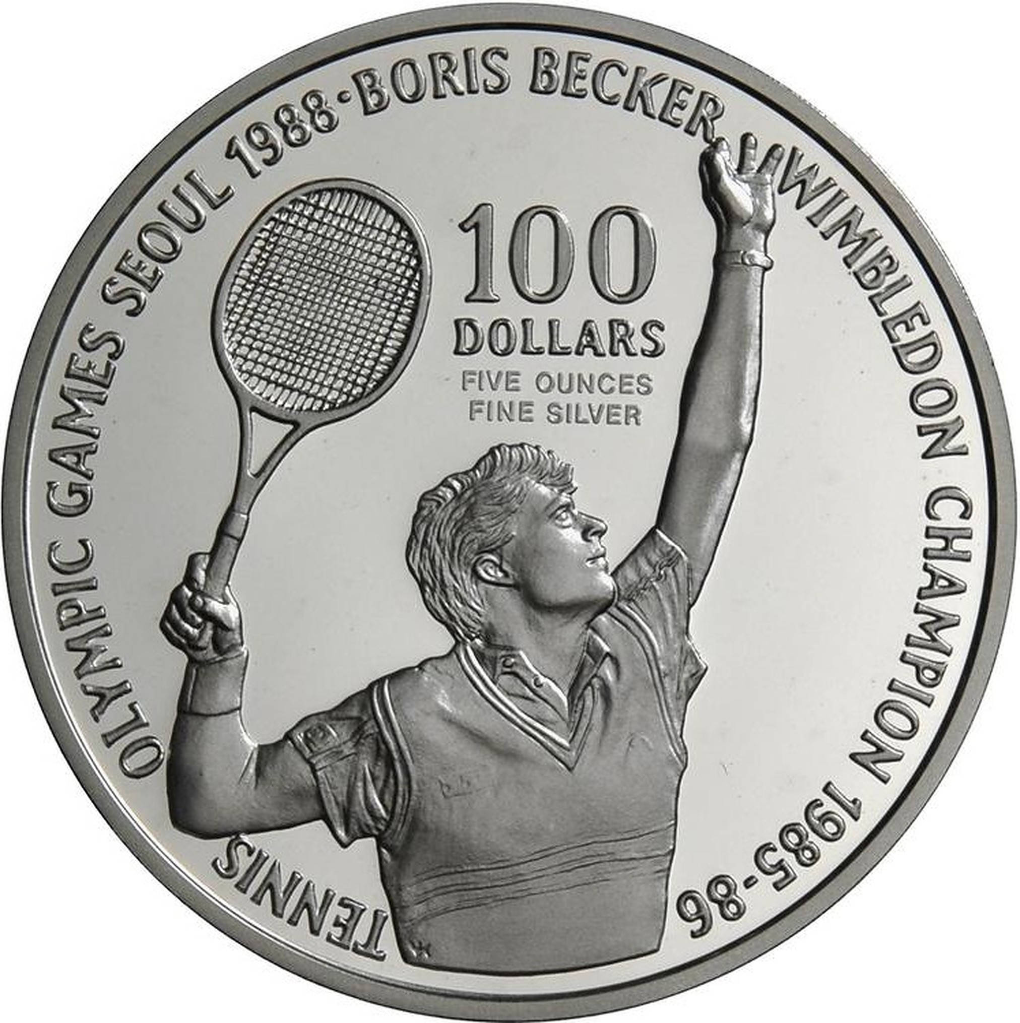 Boris Becker sølvmynt Bakgrunner