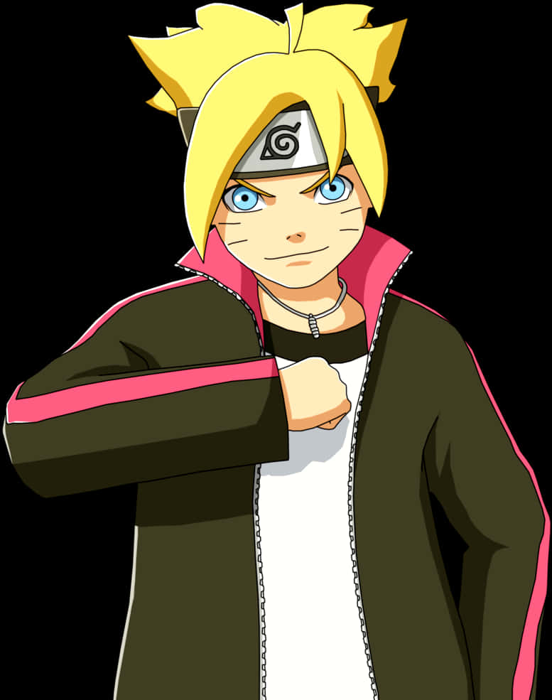 Boruto Uzumaki Animekarakter Bakgrunner