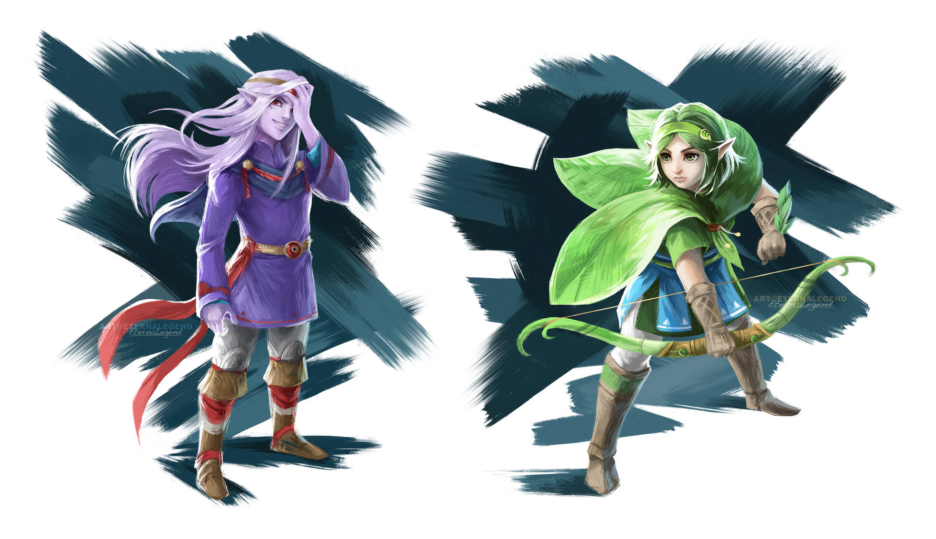 Videospill The Legend of Zelda: Breath of the Wild Zelda Vaati Saria HD-bakgrunn | Bakgrunnsbilde