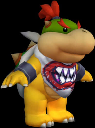 Bowser Jr. karakter-render Bakgrunner