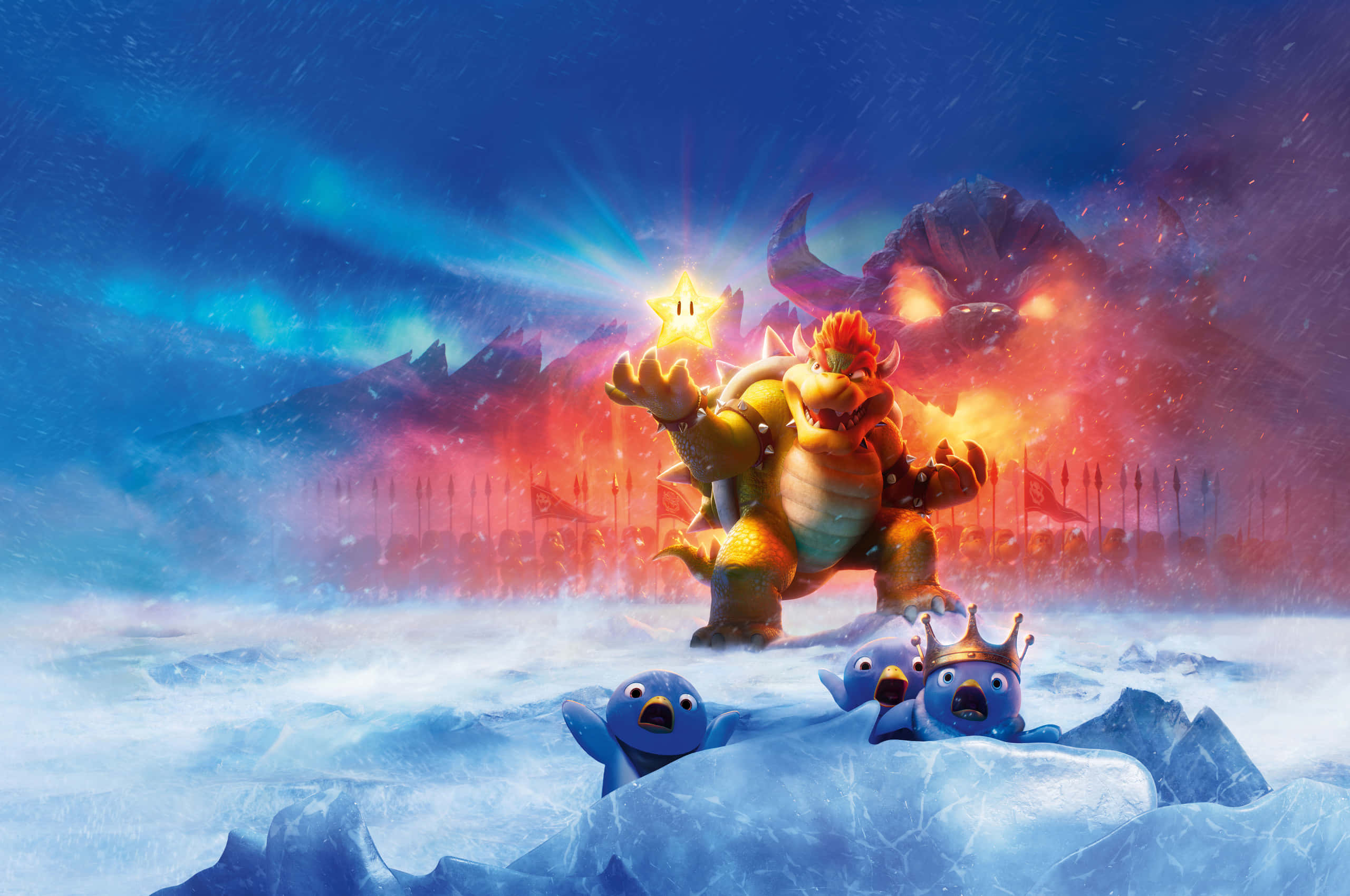 Bowser, kongen av Koopas, hersker over Soppriket Bakgrunner