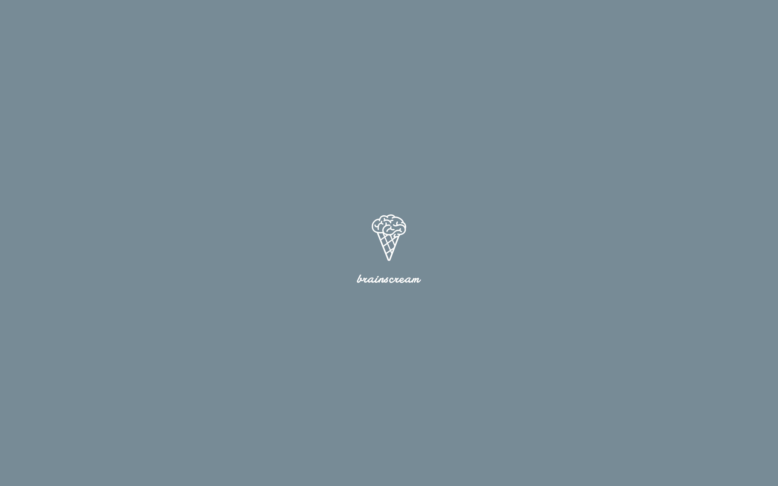 Brainscream minimalistisk estetisk laptop Bakgrunner