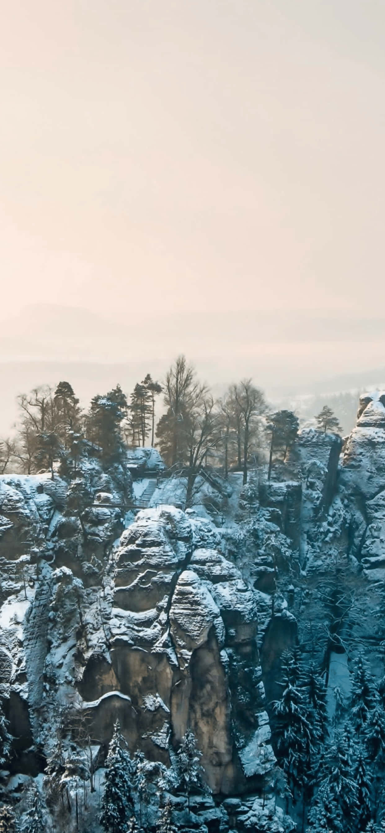 Bratt fjell iPhone XS Max vinterbakgrunn Bakgrunner