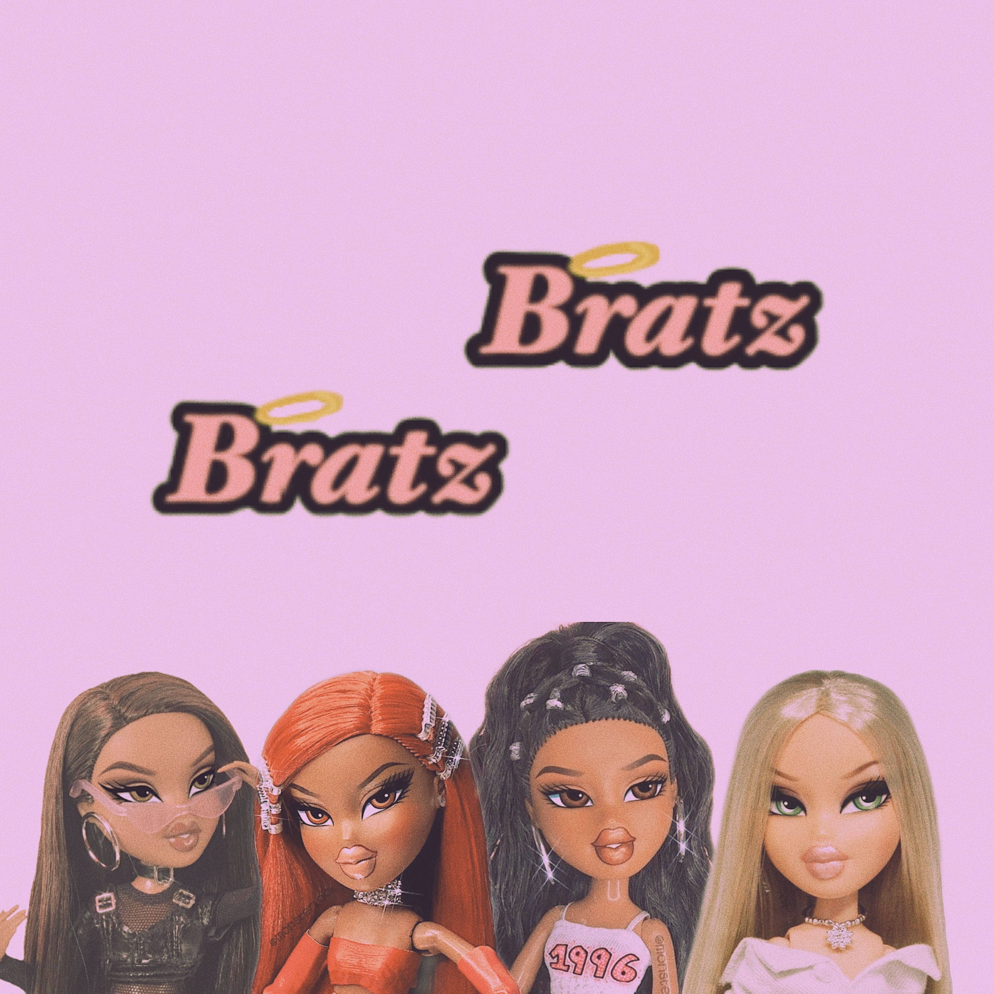 Bratz Aesthetic Squad i Rosa Bakgrunner