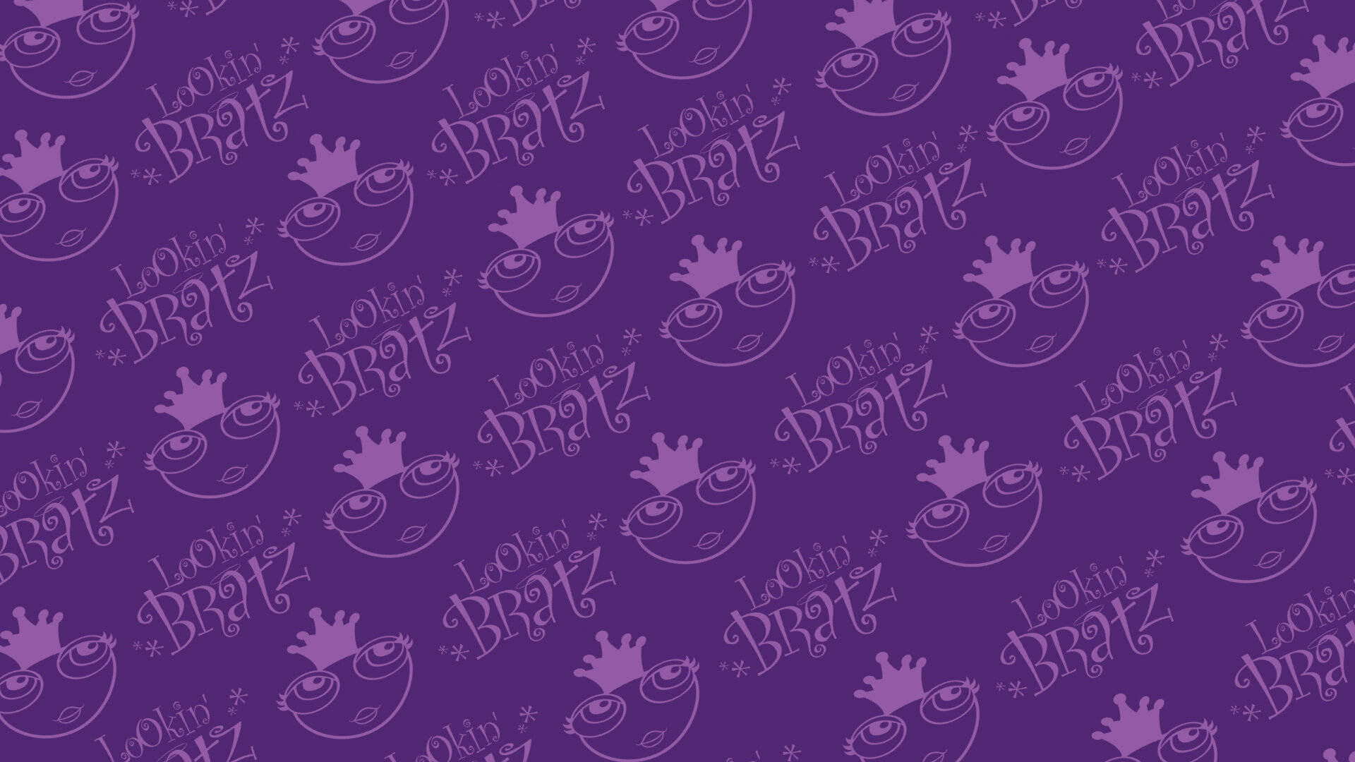 Bratz Aesthetic Lilla Mønster Bakgrunner