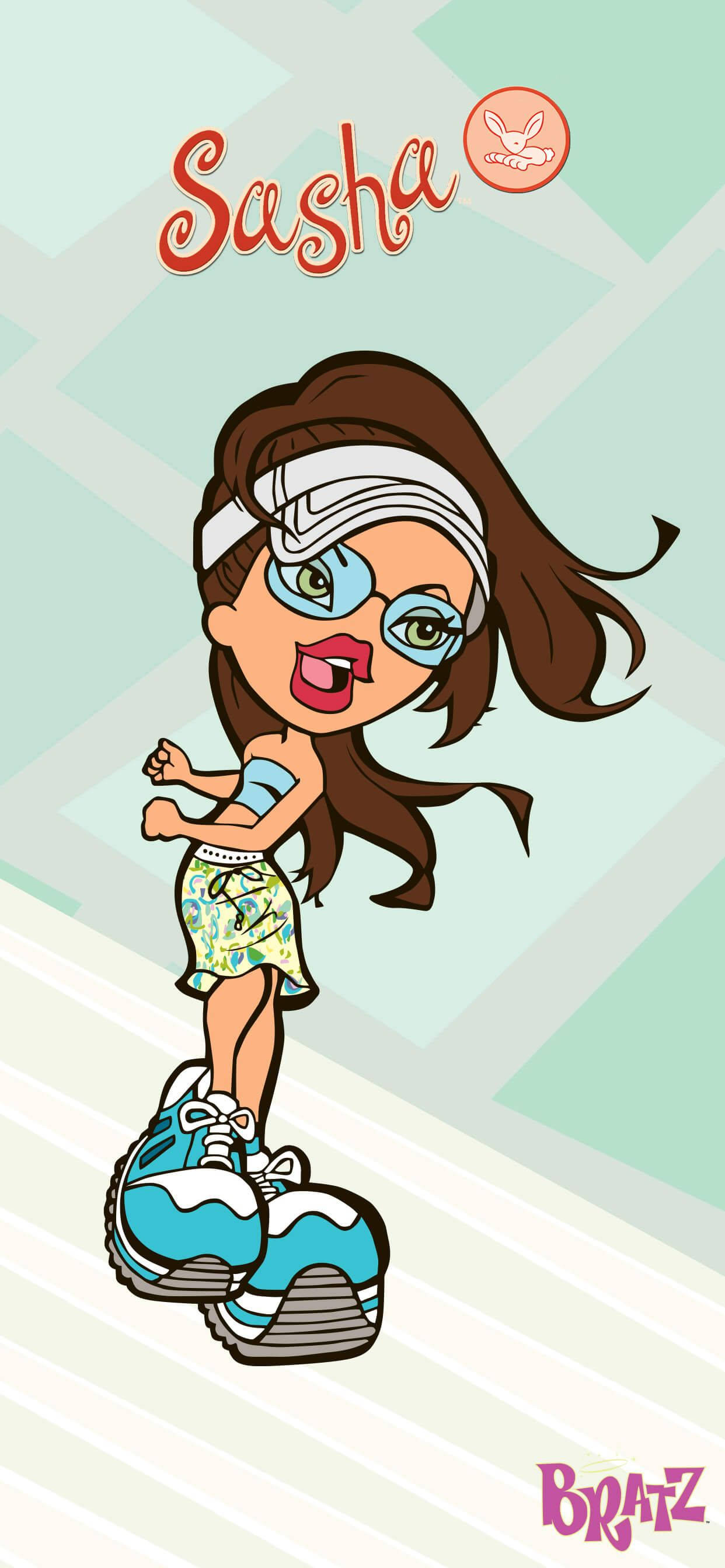Bratz Dukke Sasha Digital Kunst Bakgrunner