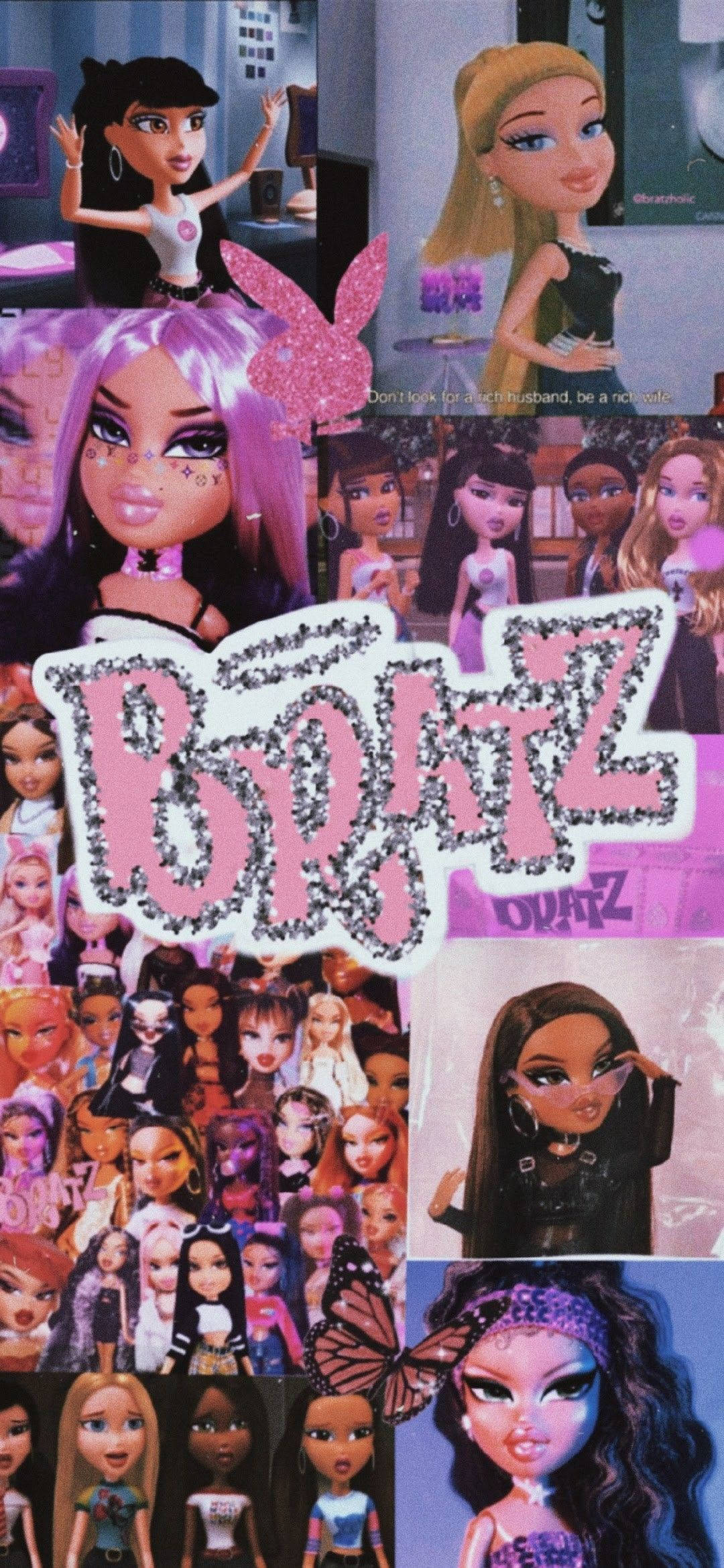 Bratz Dukker Fotokollasj Bakgrunner