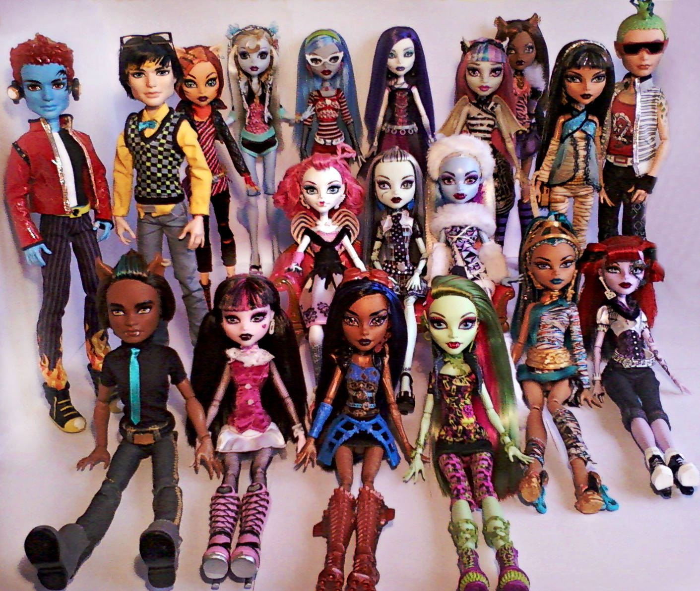 Bratz estetisk dukkesamling Bakgrunner