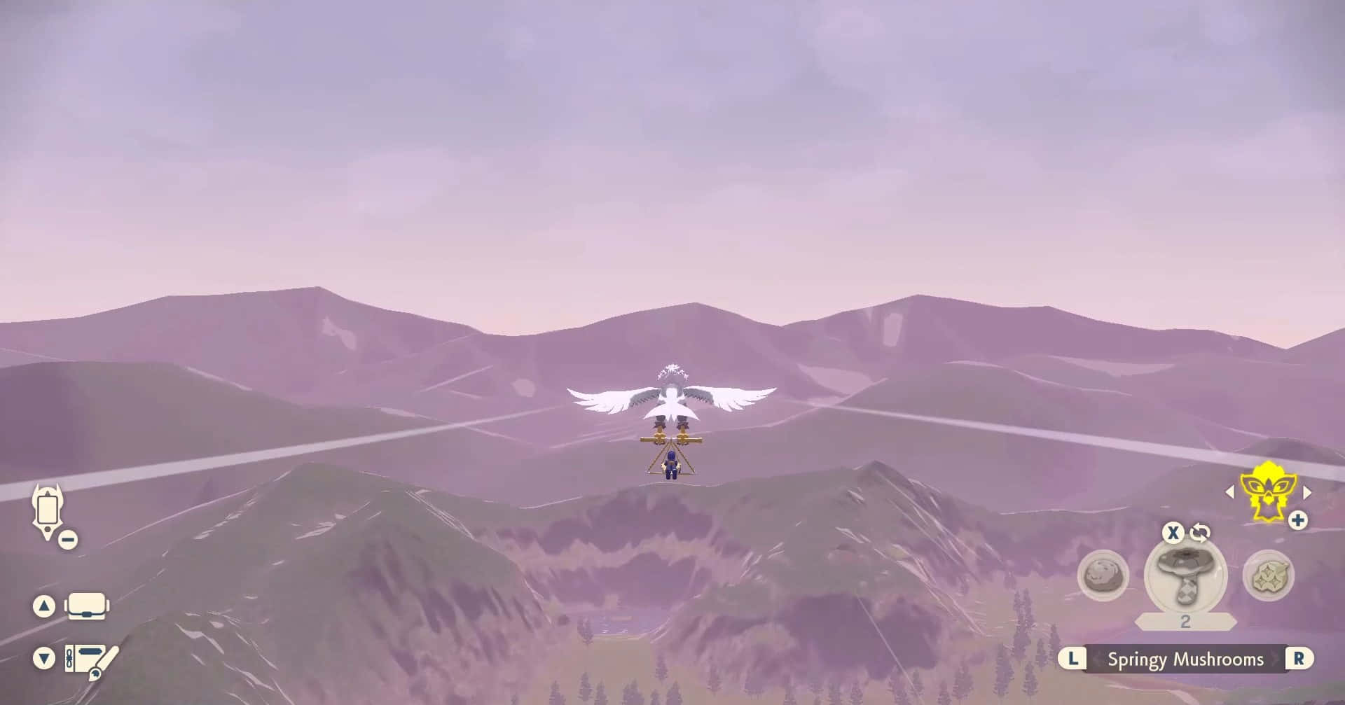 Braviary som bærer en Pokémontrener Bakgrunner