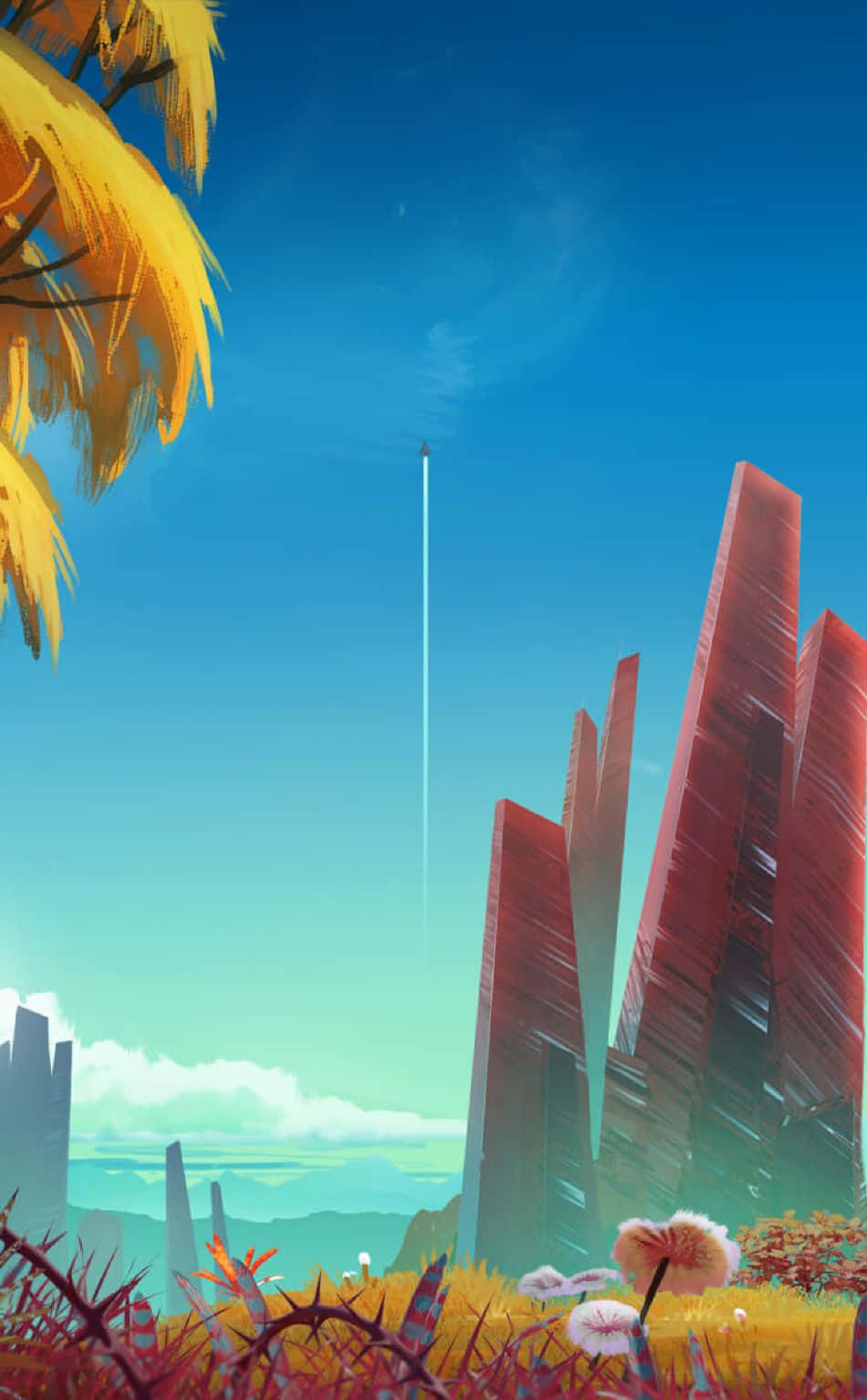 Break Through The Final Frontier On Your No Man's Sky Phone Bakgrunner