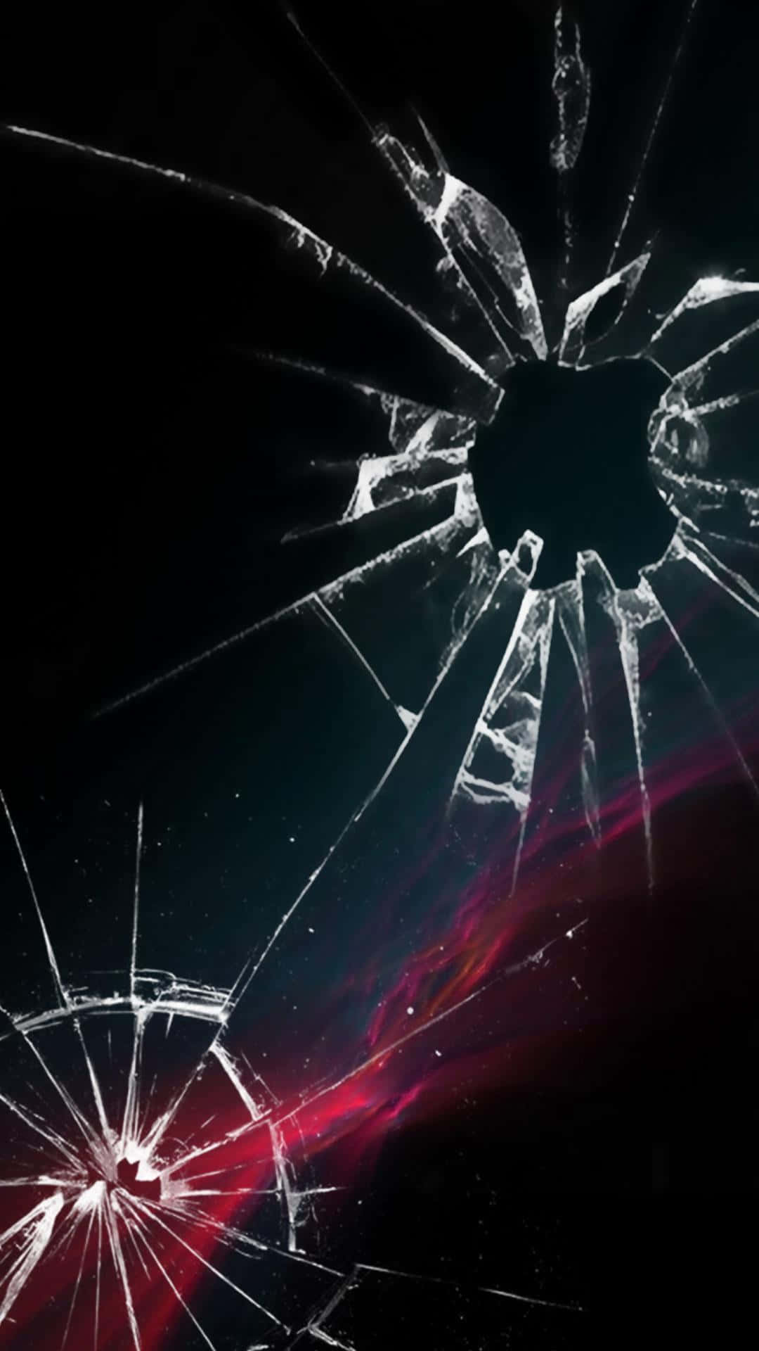 Bruddglass neon romlys bilde Bakgrunner