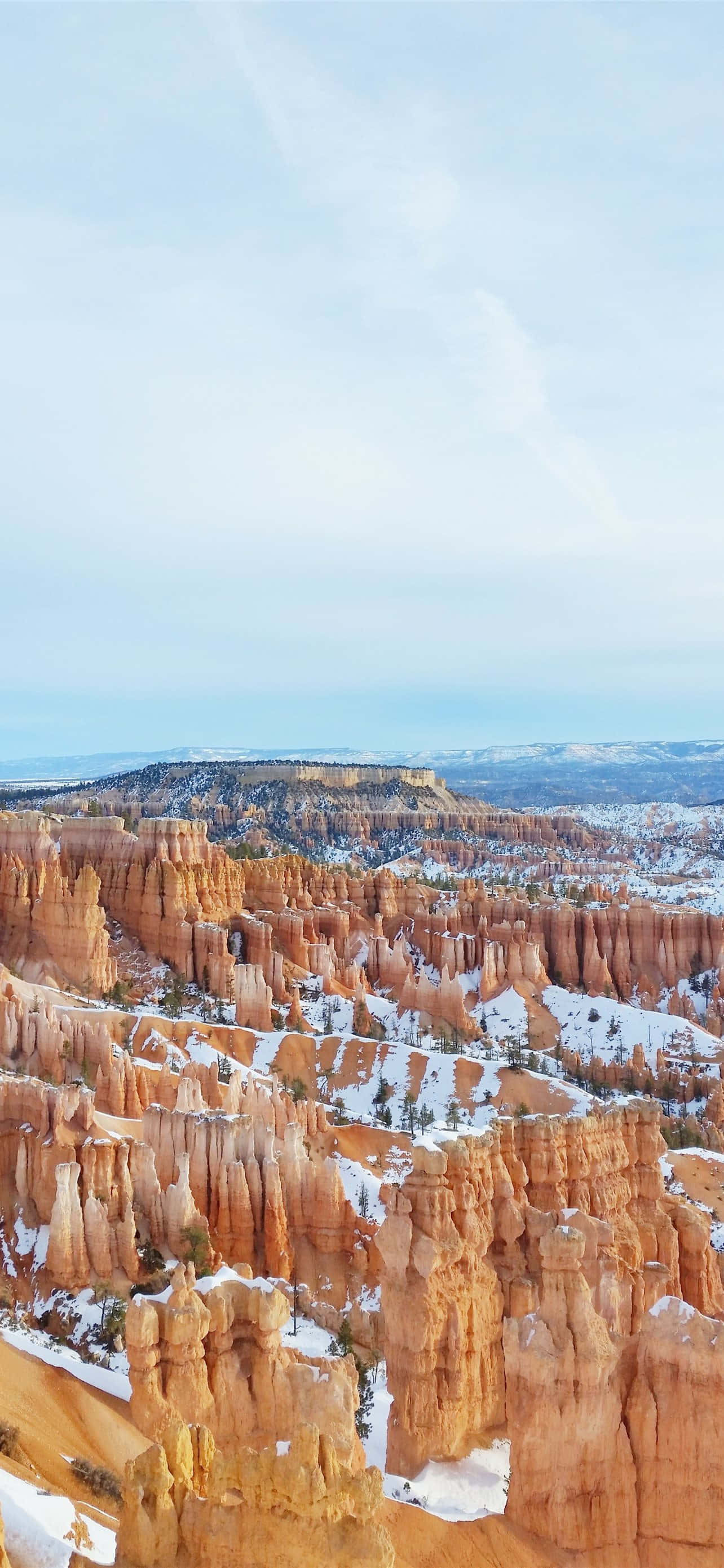 Bryce Canyon National Park Platå og Steinformasjoner Bakgrunner